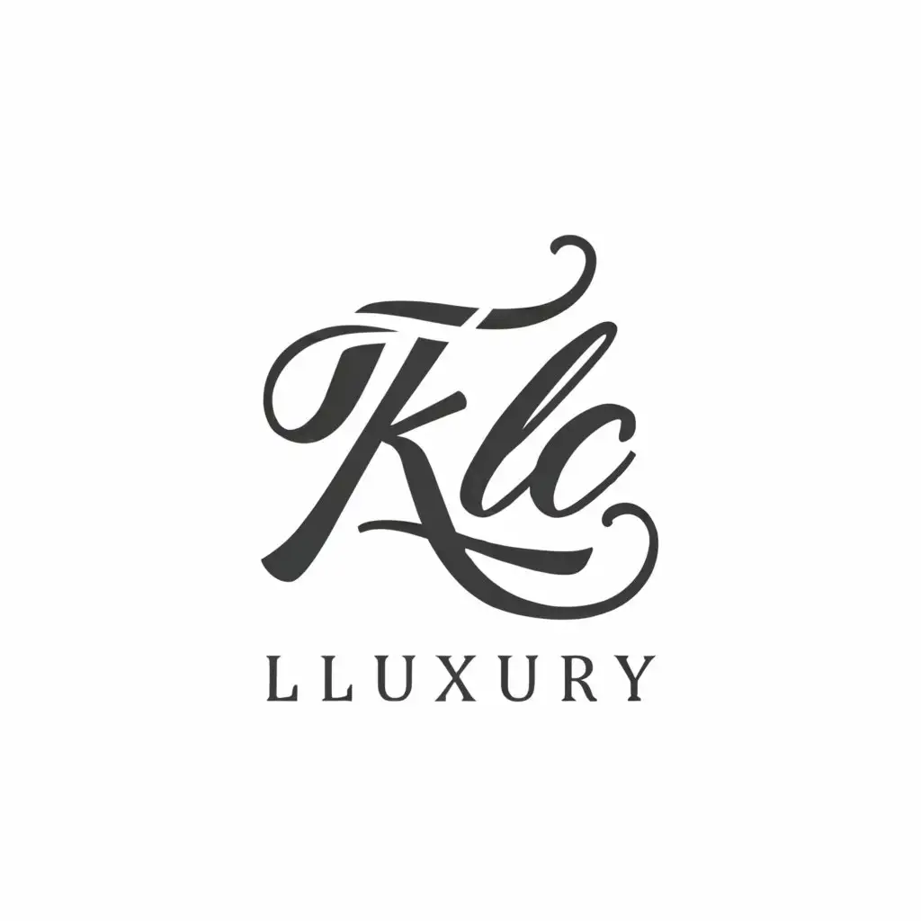 a logo design,with the text "klc luxury", main symbol:klc luxury,Moderate,clear background