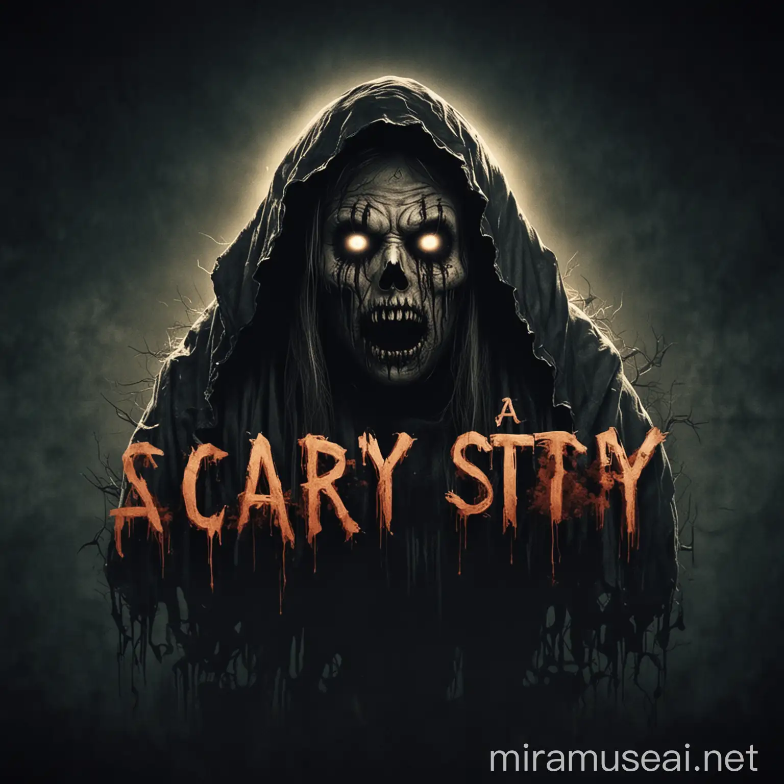 a scary story youtube channel logo