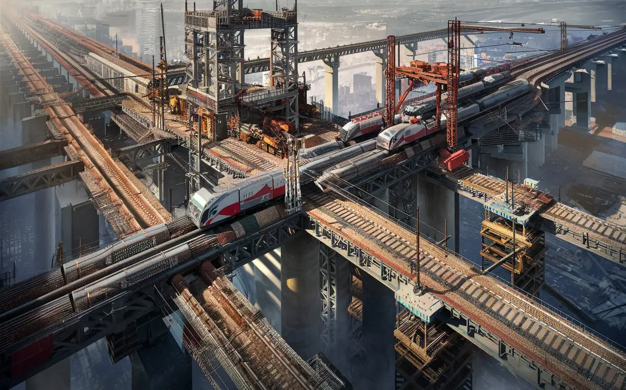 Worlds Largest Railway Construction Massive and Complex Trade Infrastructure