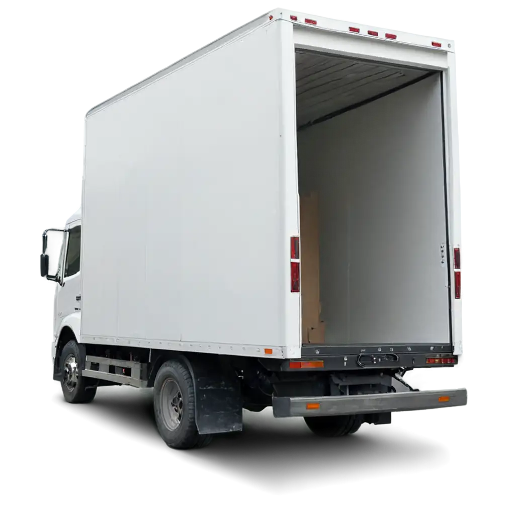 HighQuality-PNG-Image-White-Truck-Approaching-Warehouse