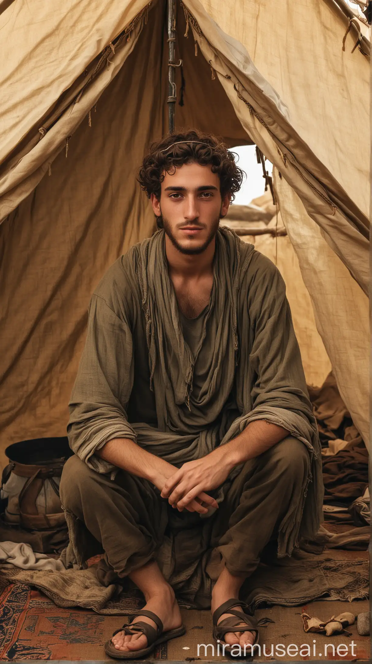 Young Jewish Man in Ancient Tent