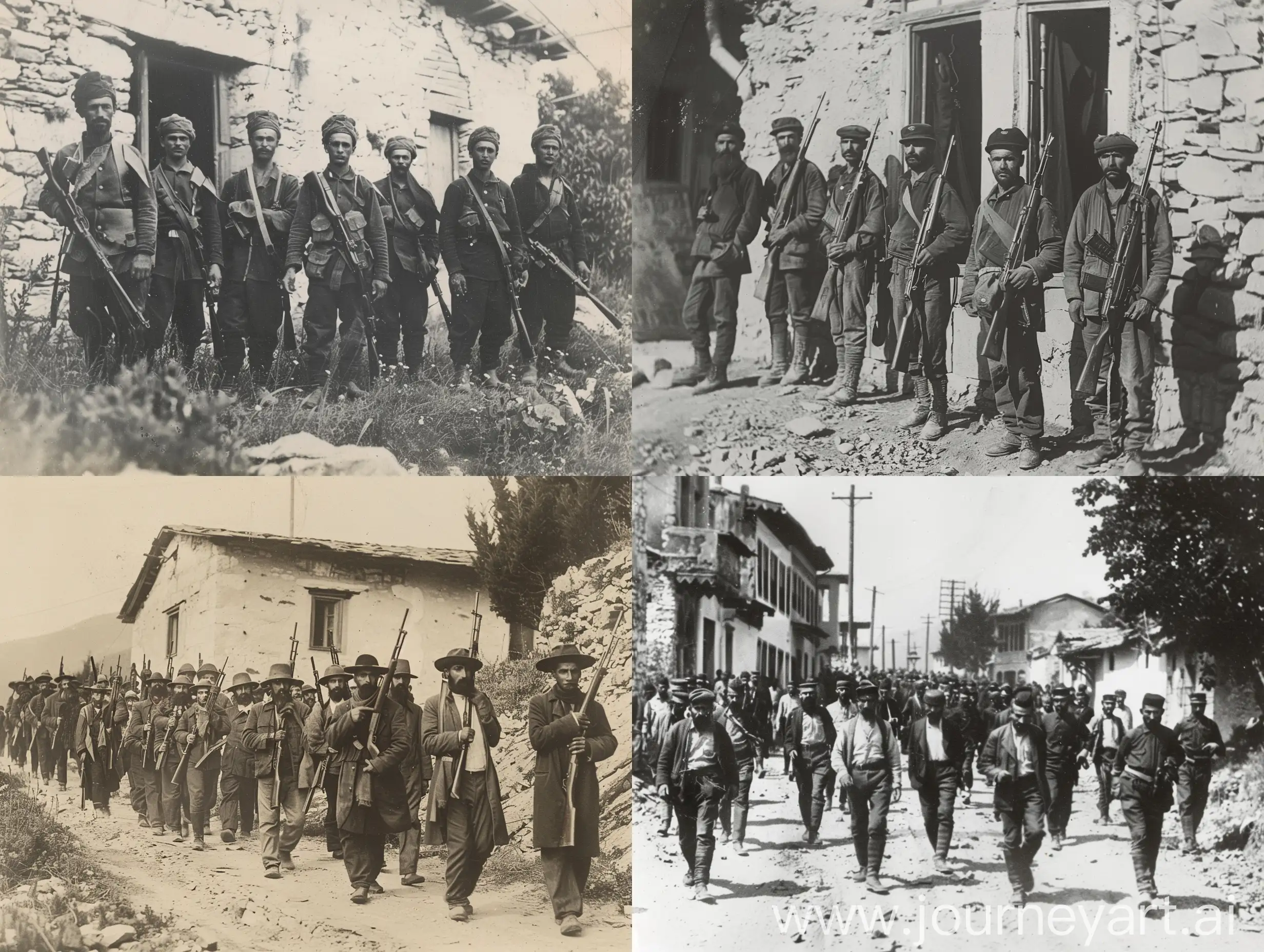 From the spring of 1921 onwards, the activity of Turkish gangs in the region geographically extending south of Izmit increased significantly. During this period, the gangs supporting the Turkish national struggle began to display a more organized and intense resistance against the Greek occupation in the region. This led to clashes not only with Greek forces, but also with Christian villages in the region.
