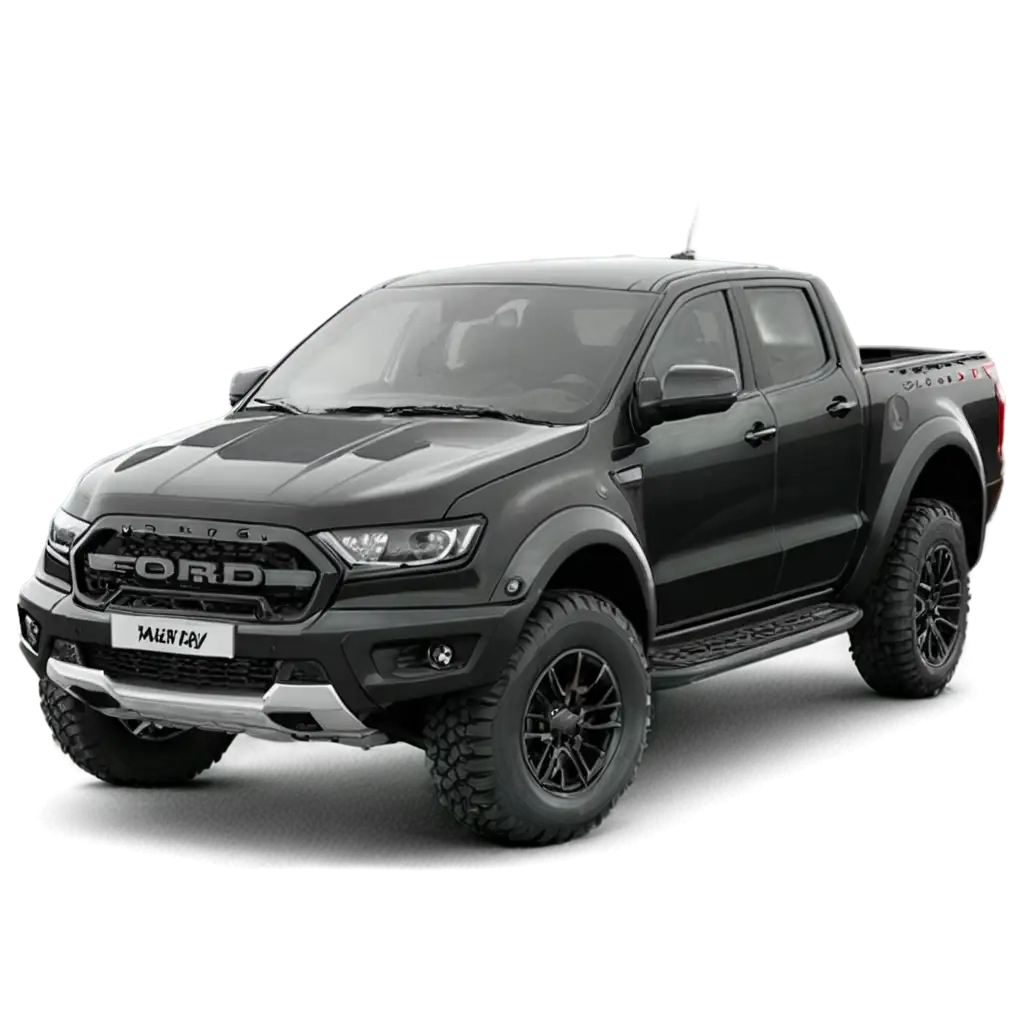 ford ranger raptor black car