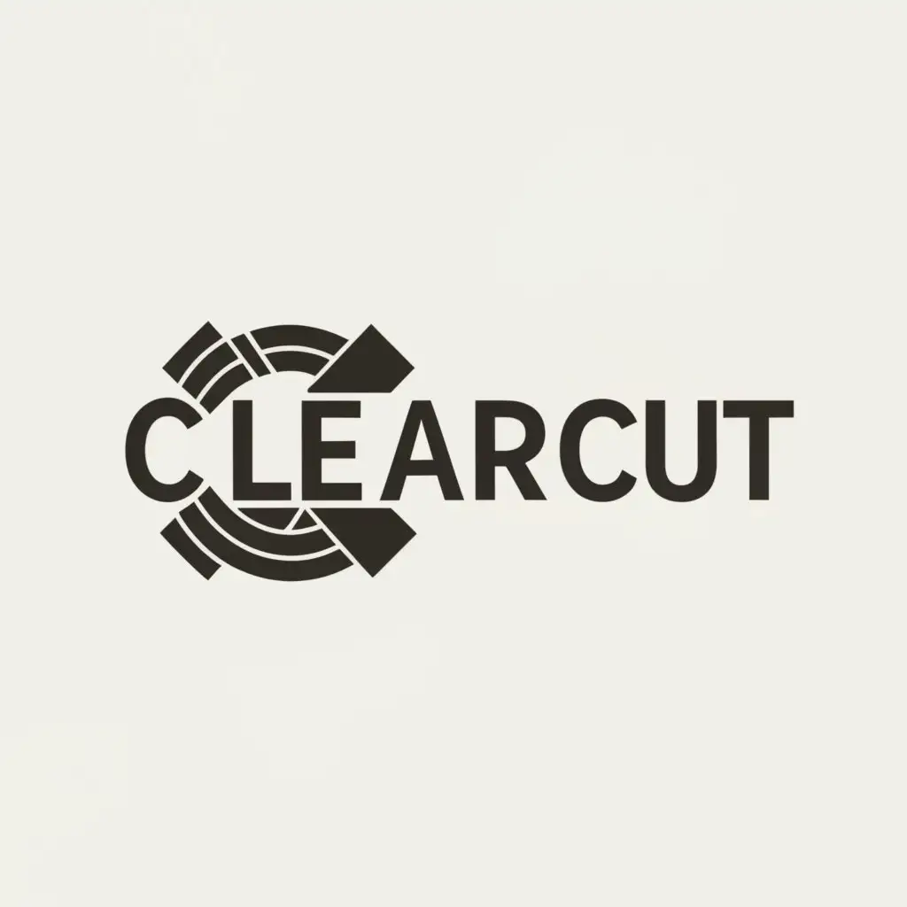 LOGO-Design-for-ClearCut-Streamlined-Text-with-Photo-Edit-Icon