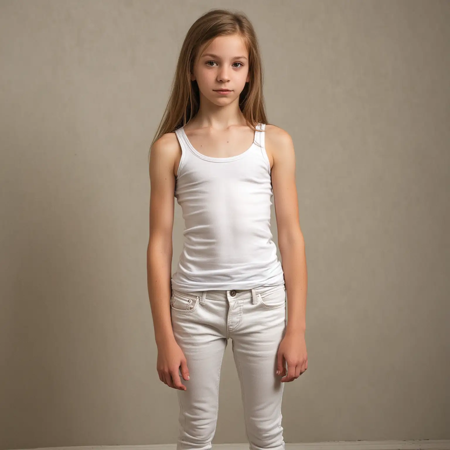 skinny white preteen girl