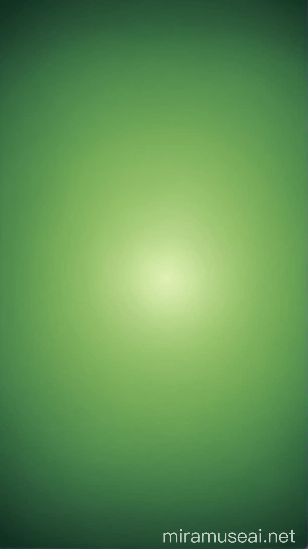 Green Radial Gradient Background with Dark Center