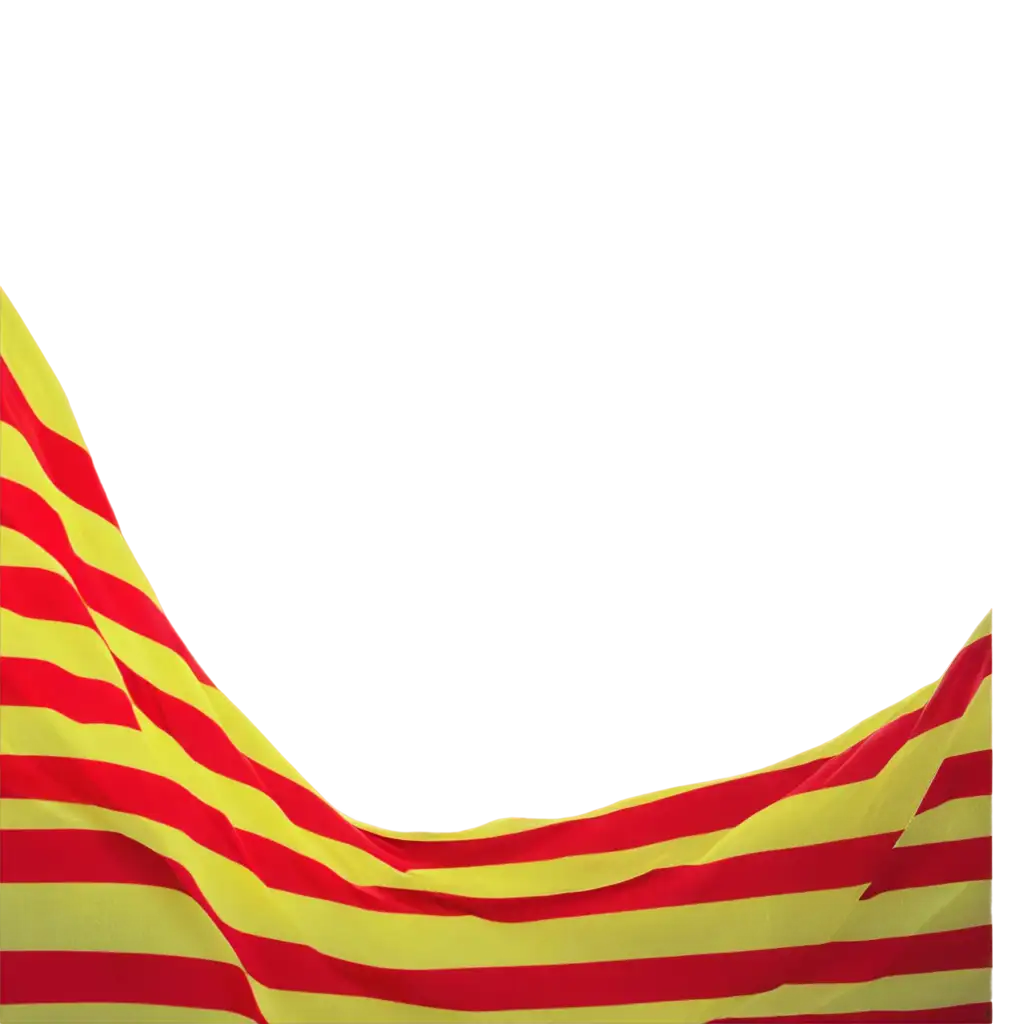 yellow and red striped flag
