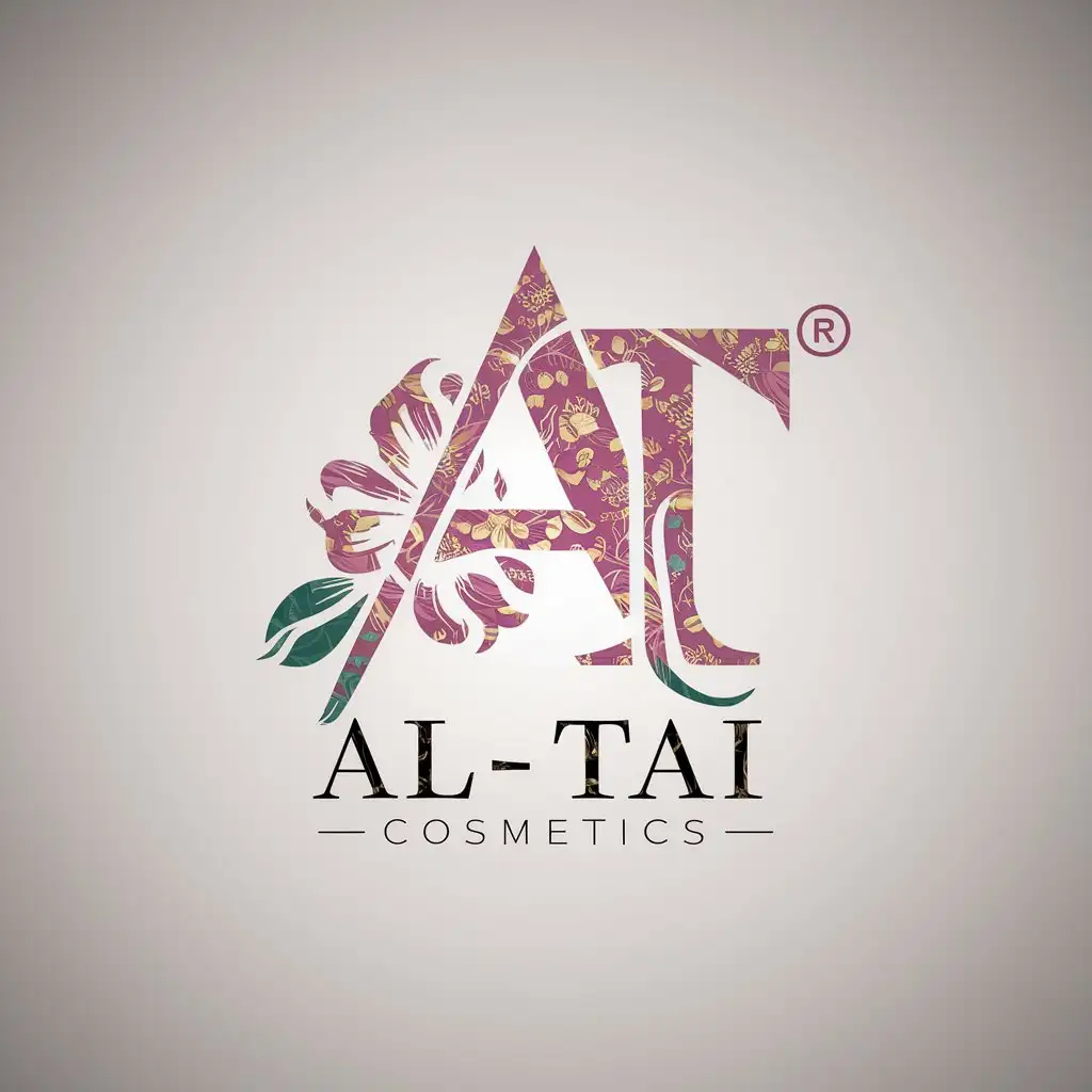 Elegant-Floral-Emblem-for-AlTai-Cosmetics-Brand