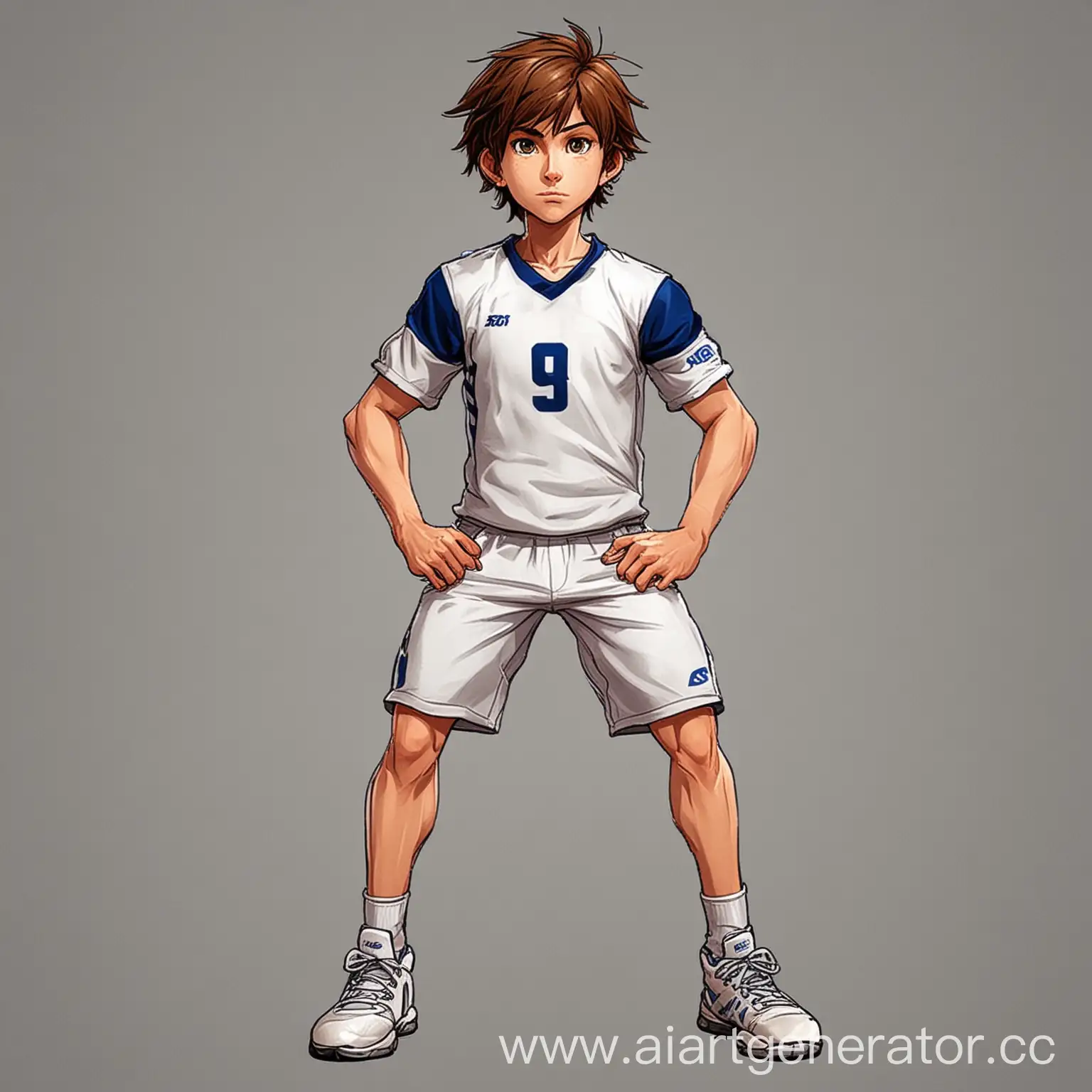 Cartoon-Boy-in-Volleyball-Player-Stance