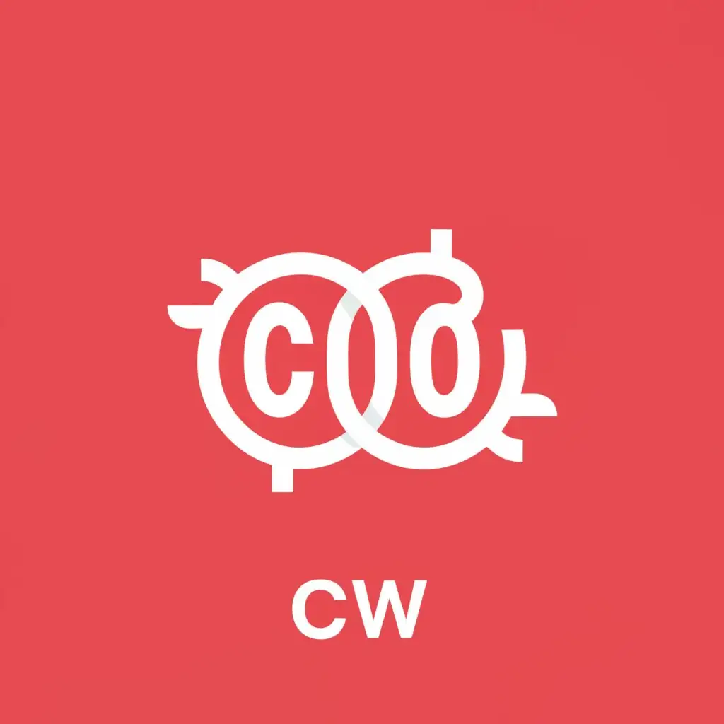 a logo design,with the text "cw", main symbol:Pig, chicken,Moderate,be used in Others industry,clear background