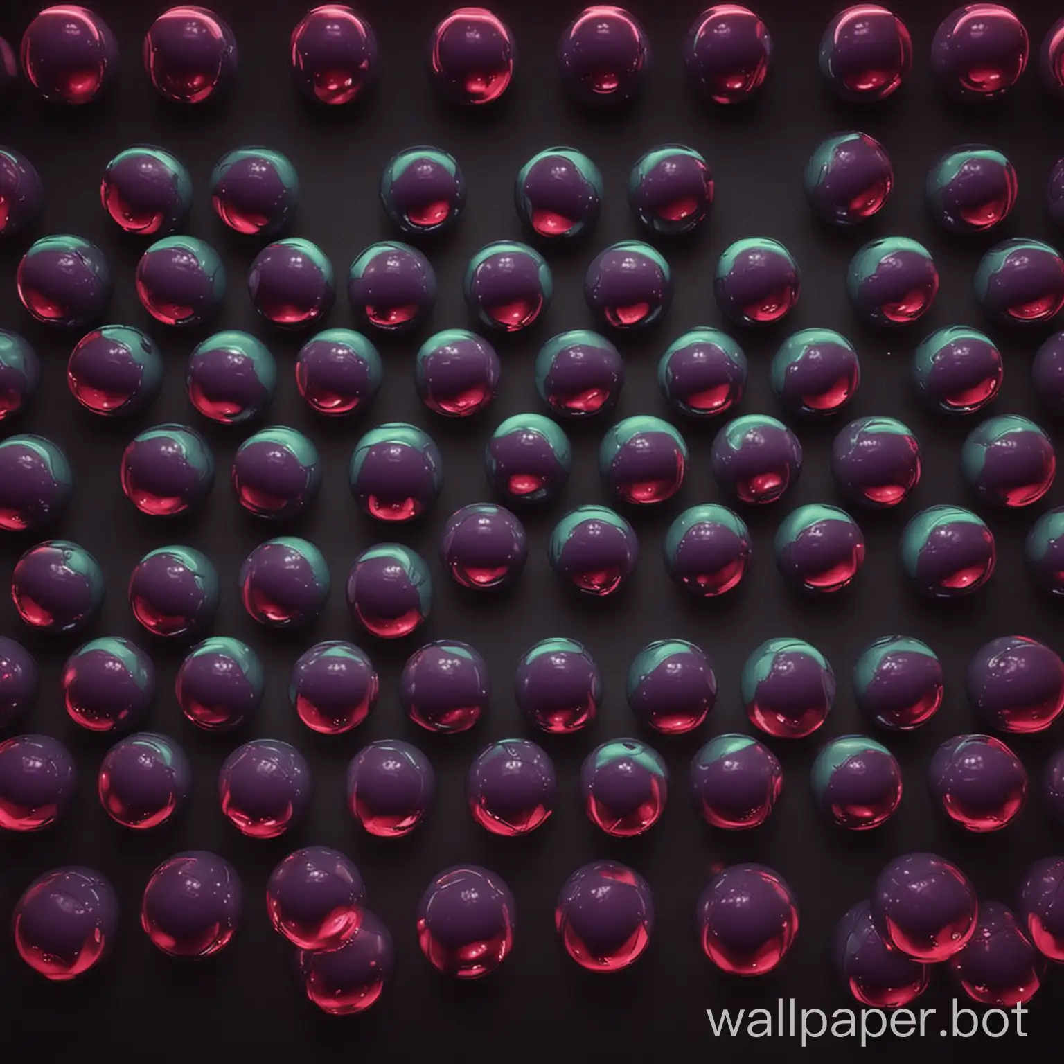 Neon-Balls-in-Varied-Colors-on-Dark-Background