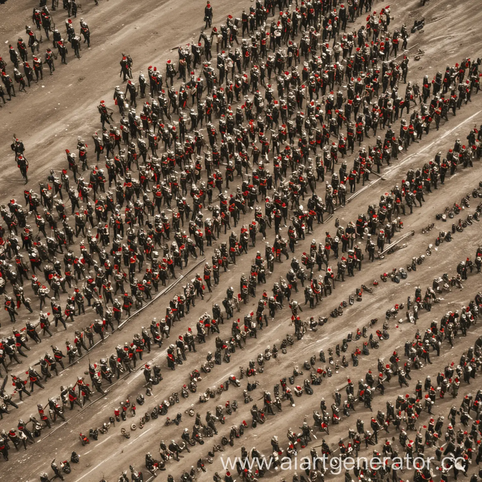 Austrian-Soldiers-Marching-with-Rifles-19th-Century-Military-Formation