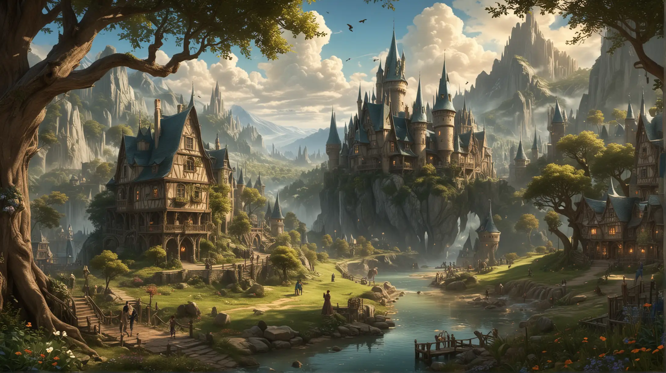 In the heart of a hidden world lies the enchanting realm of Elysia, a place where magic thrives and fantastical creatures roam freely. At the center of this mystical land stands the prestigious Academy of Arcane Arts, a school for young witches and wizards to hone their magical abilities.