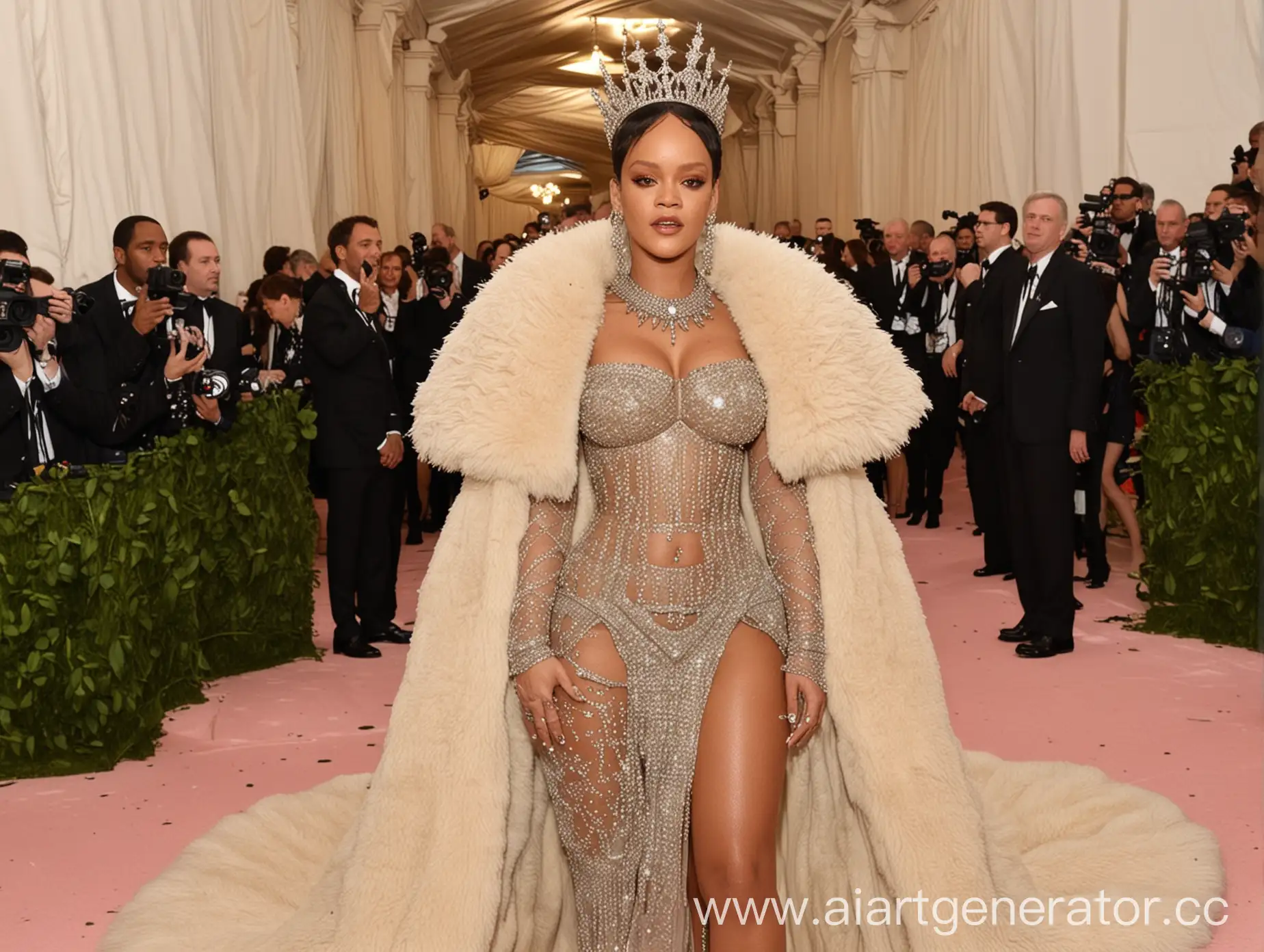 Rihanna on Met Gala 2024
