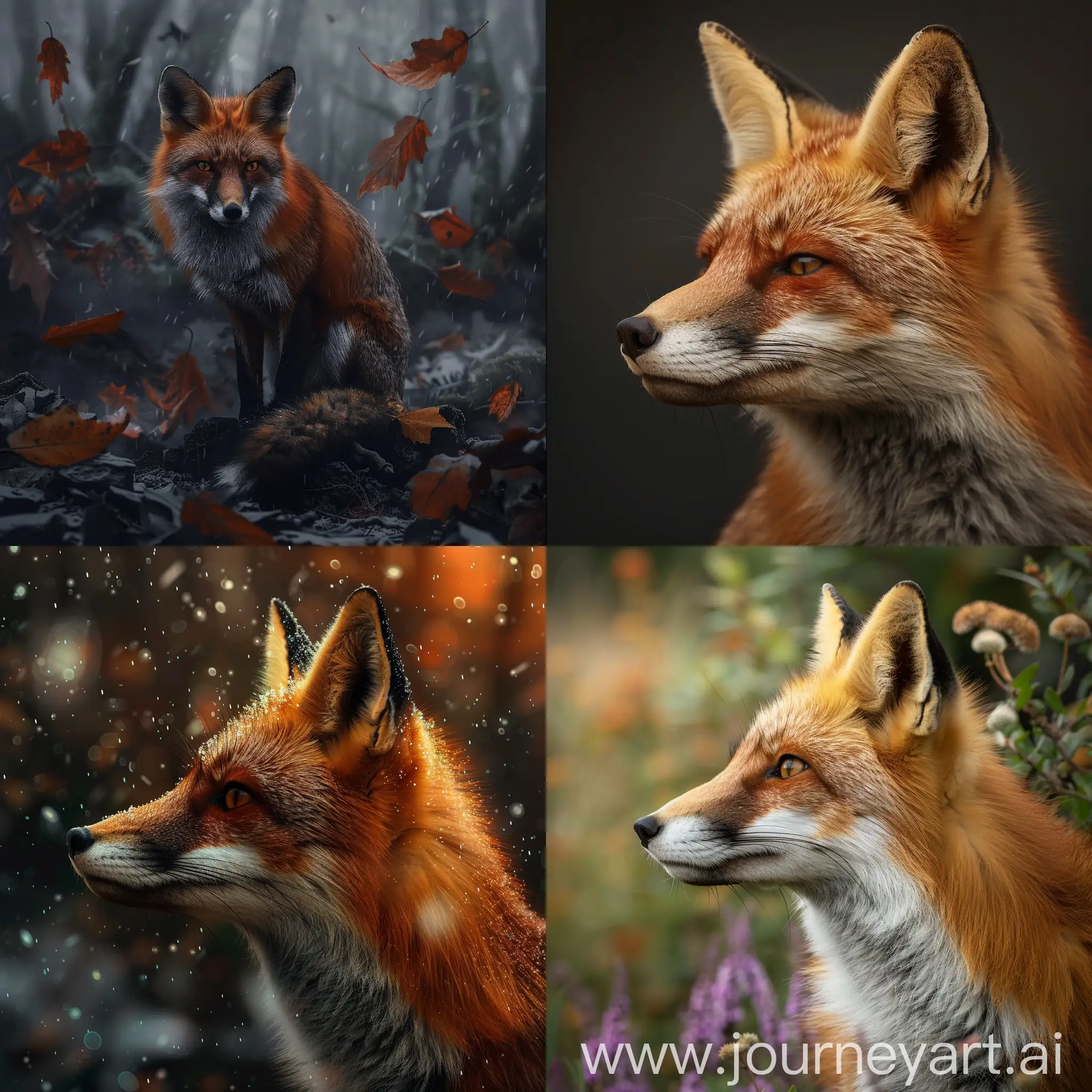 Majestic-Fox-in-a-Tranquil-Forest-Setting