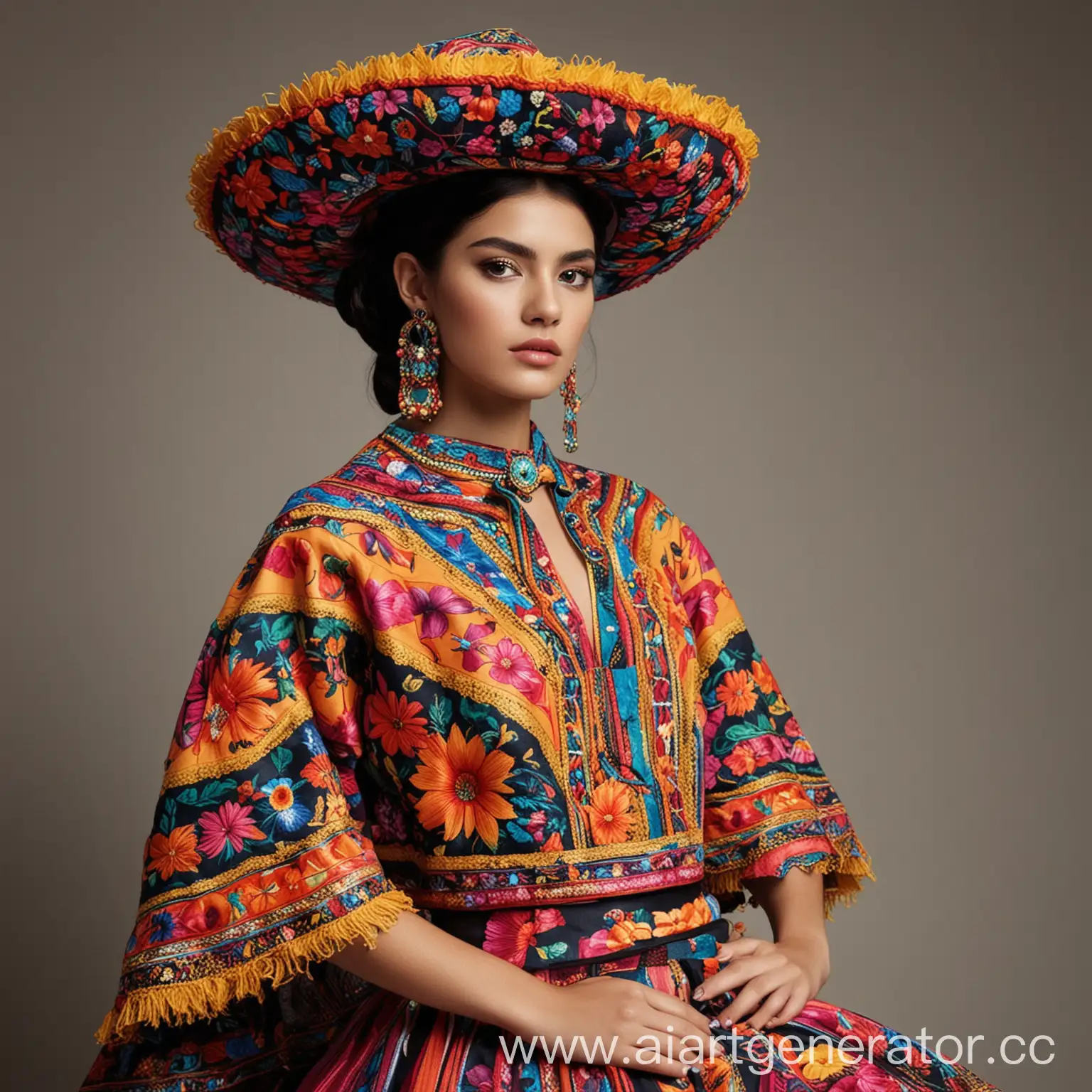 Современный мексиканский костюм высшая мода 