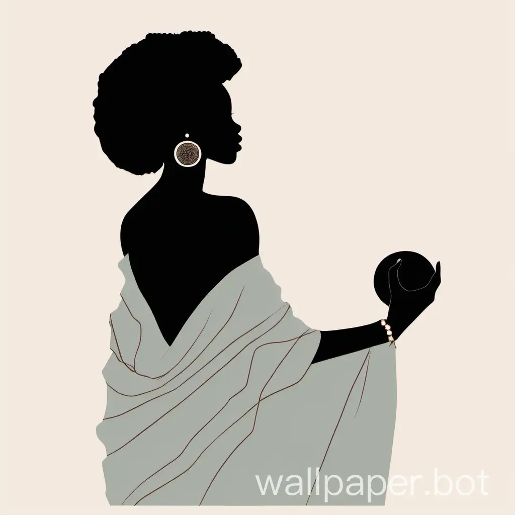 Orisha-Yemja-Minimalist-African-Art-Silhouette-on-White-Background