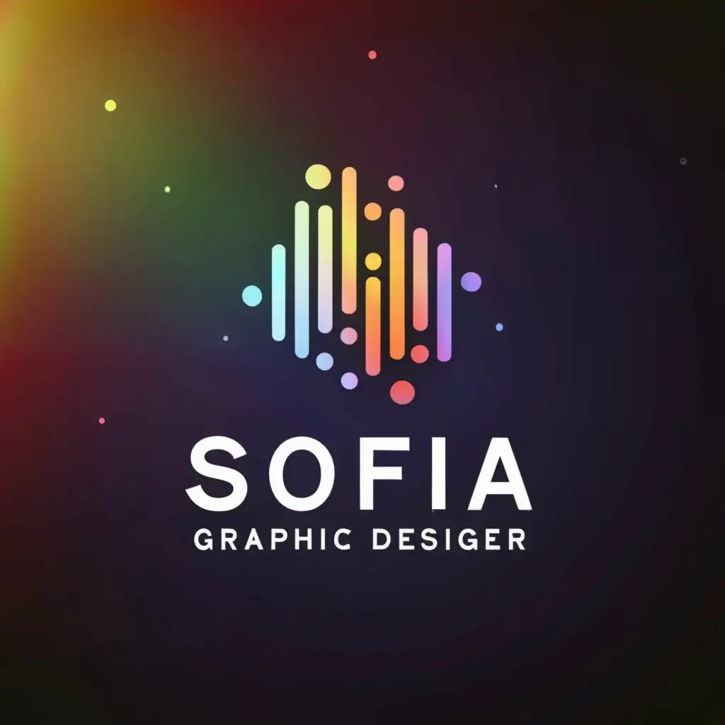 a logo design,with the text "Sofia Graphic Designer", main symbol:Computer,Moderate,be used in Internet industry,clear background