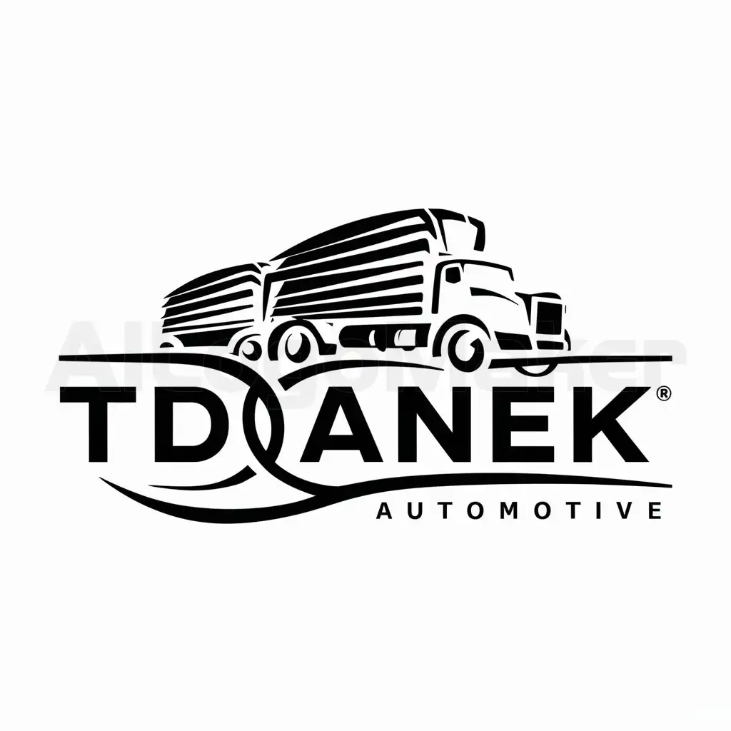a logo design,with the text "TD ‘ANEK’", main symbol:Grain carriers,complex,be used in Automotive industry,clear background