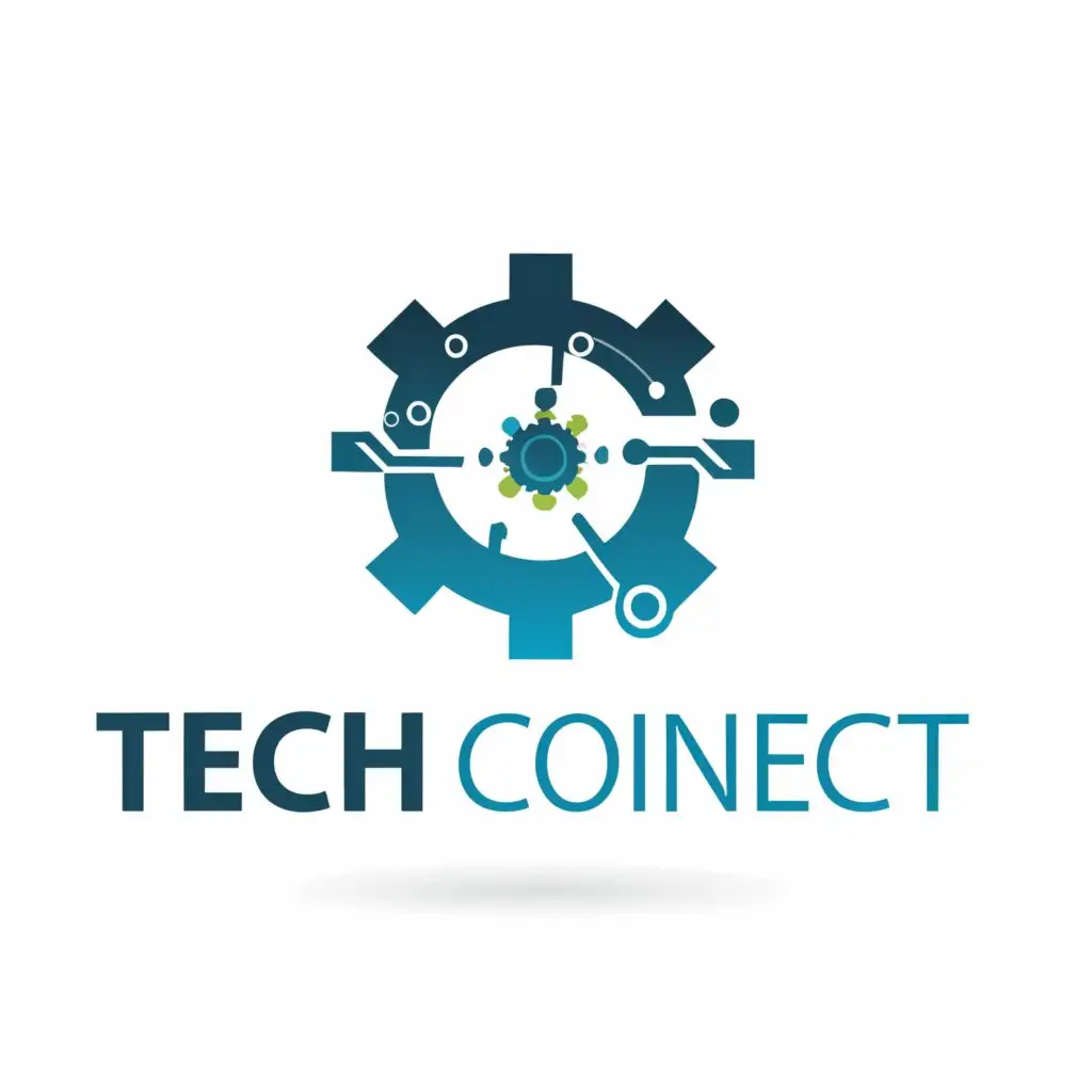LOGO-Design-for-Tech-Connect-Interlinked-Gears-Symbolizing-Connectivity-Expertise-in-IT-Solutions