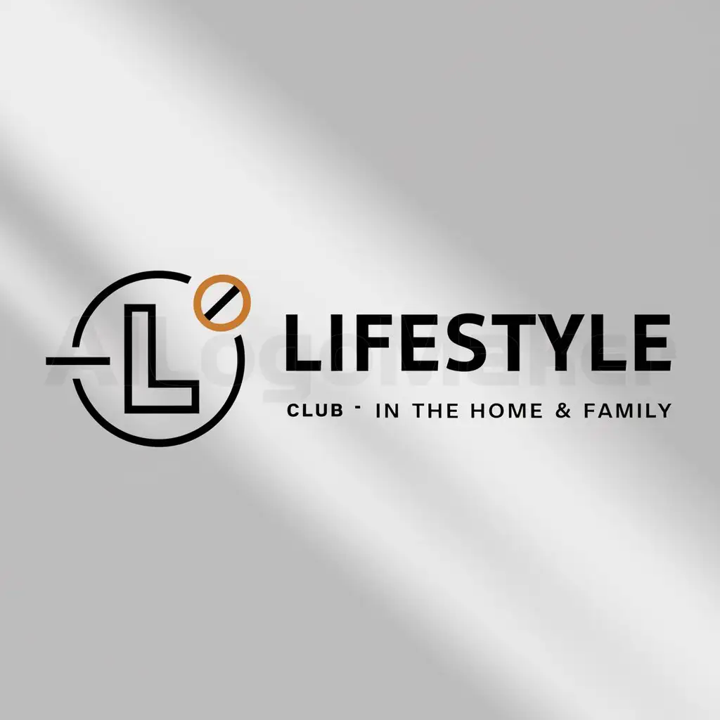 a logo design,with the text "Lifestyle
", main symbol:Lifestyle club,Moderate,be used in Home Family industry,clear background