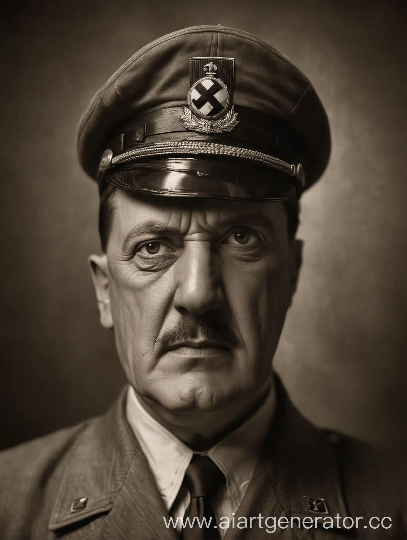 Hitler dark wear a hat