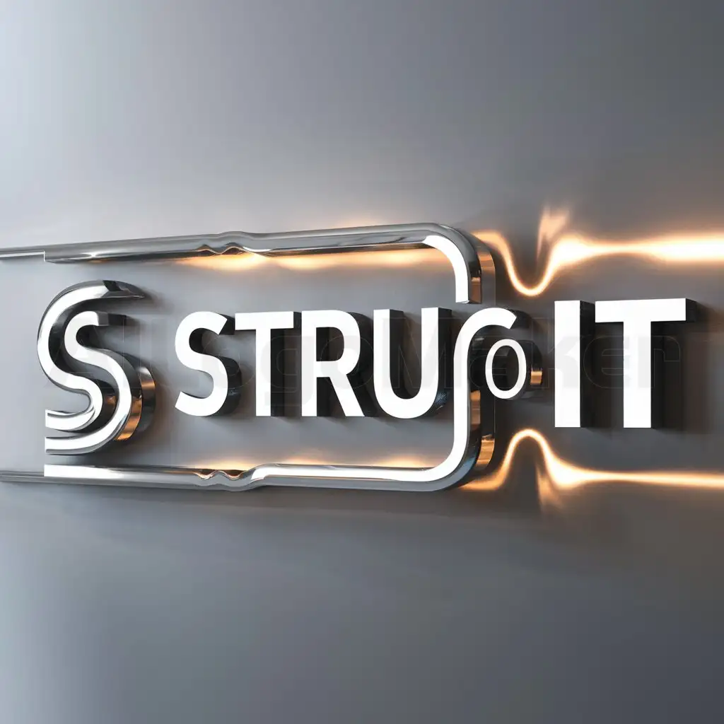 a logo design,with the text "Struj@IT", main symbol:Struj@, Computer Network,Moderate,clear background