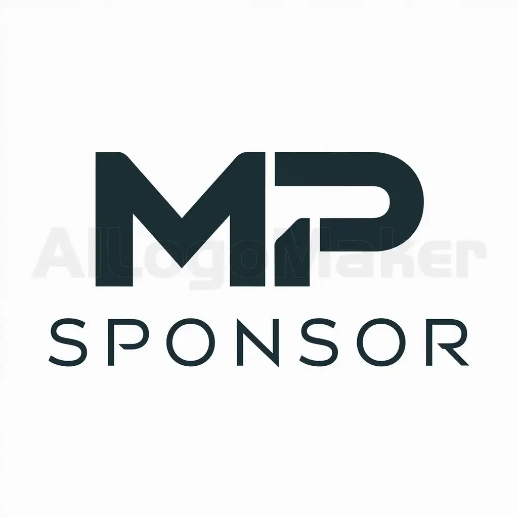 a logo design,with the text "MP", main symbol:SPONSOR,Moderate,be used in Technology industry,clear background