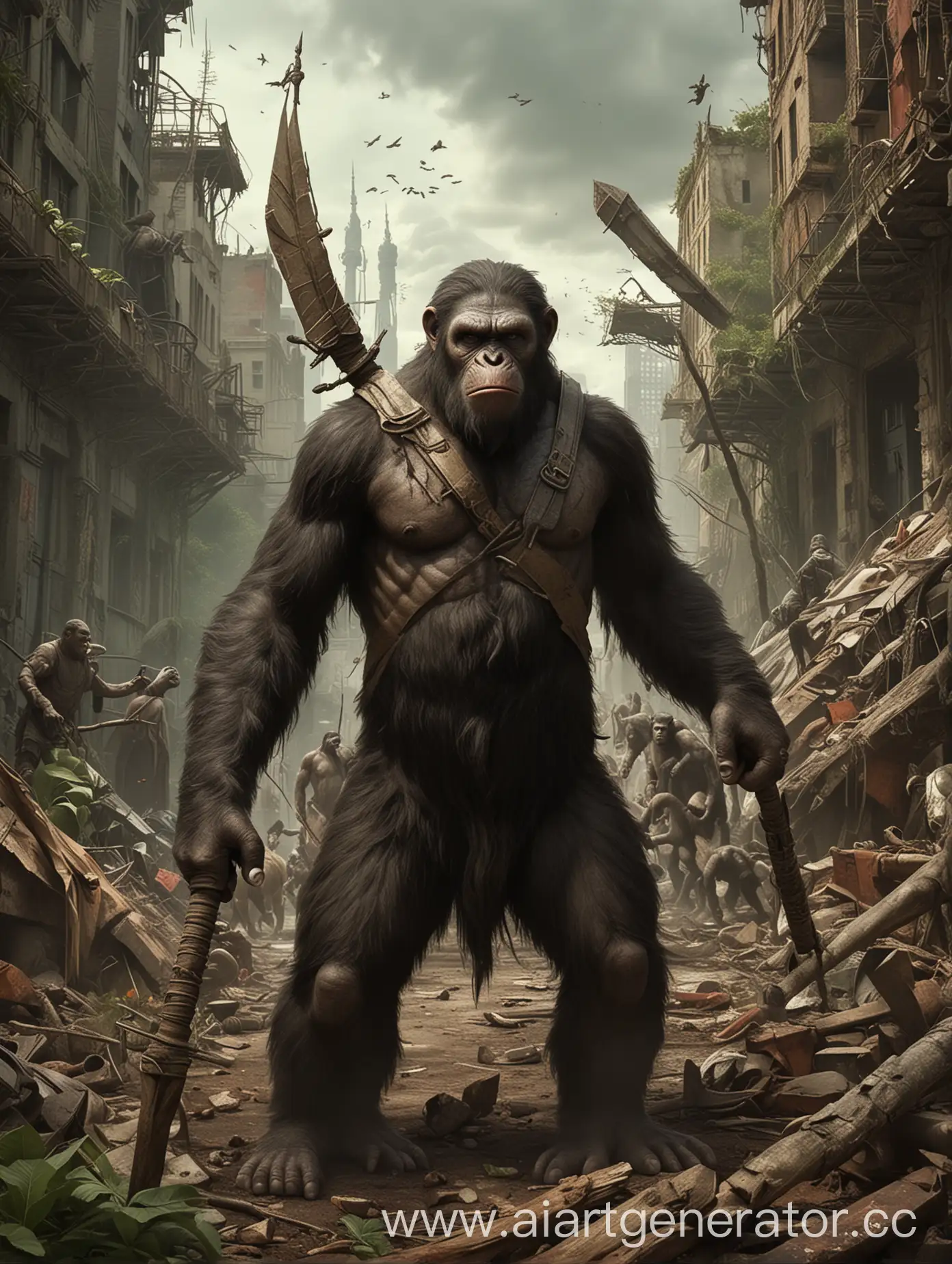 Dynamic-Cartoon-Movie-Poster-Planet-of-the-Apes-Series