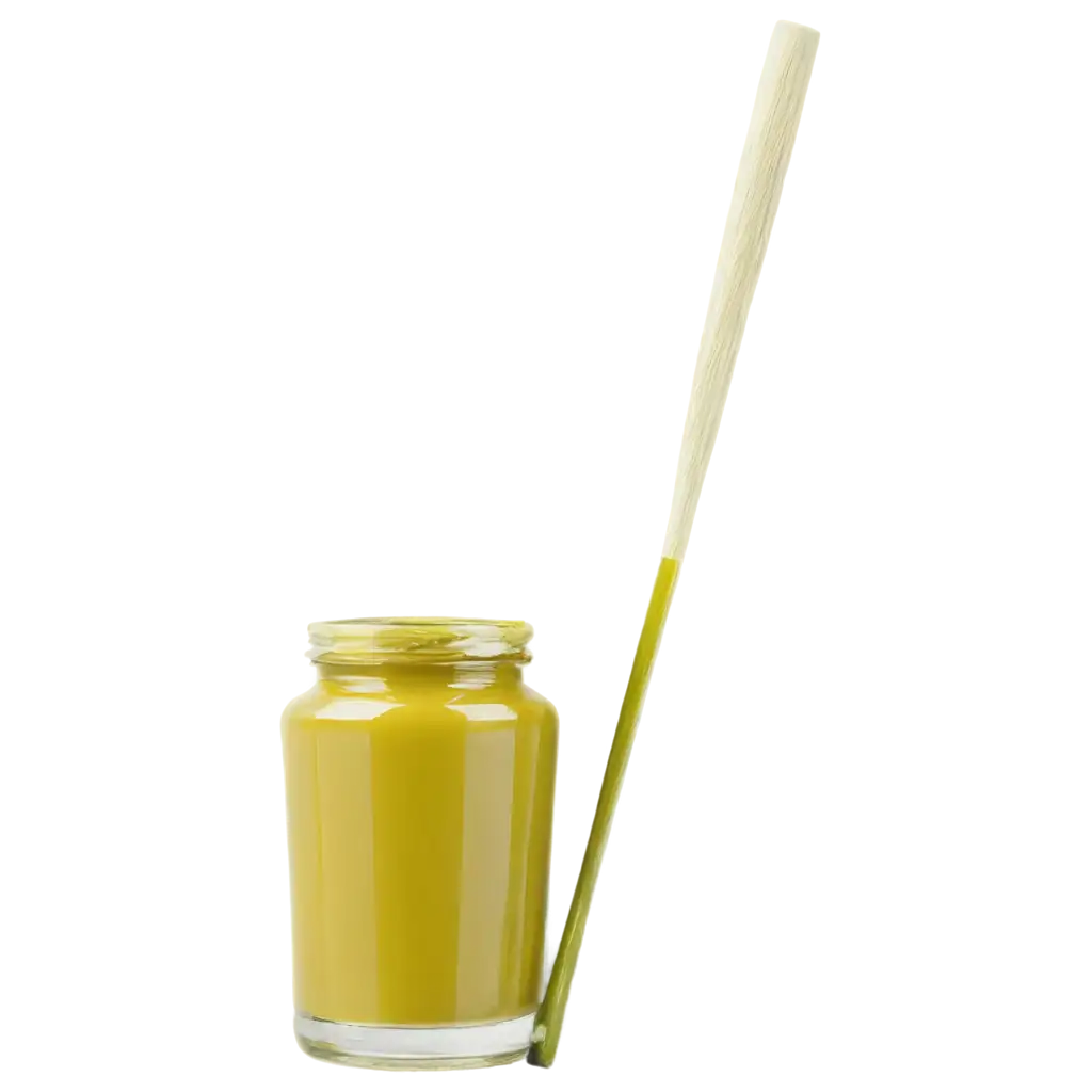 Vibrant-GreenishYellow-Tint-Sauce-in-a-Glass-Jar-Exquisite-PNG-Image-for-Culinary-Blogs-and-Recipes