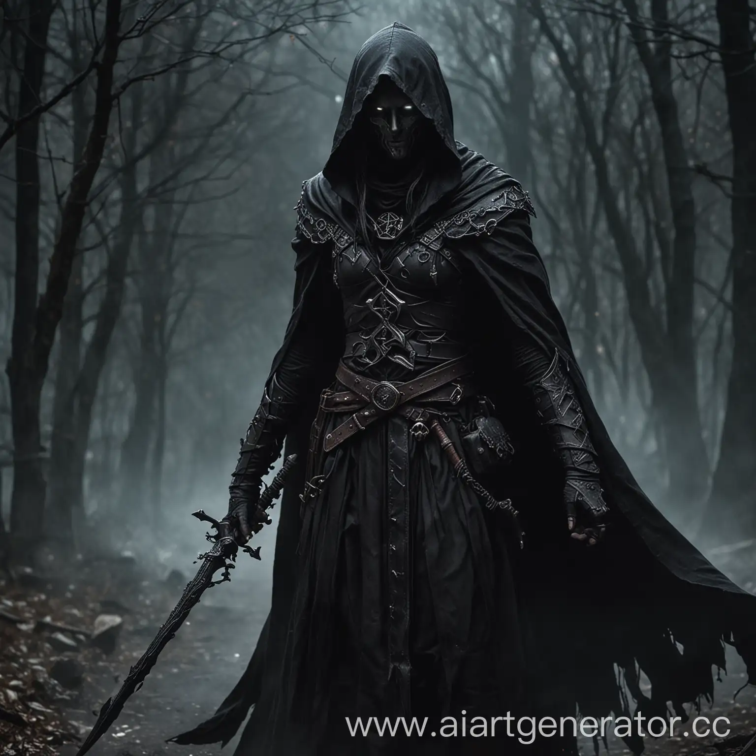 Dark-Fantasy-Assassin-Performing-Forbidden-Ritual