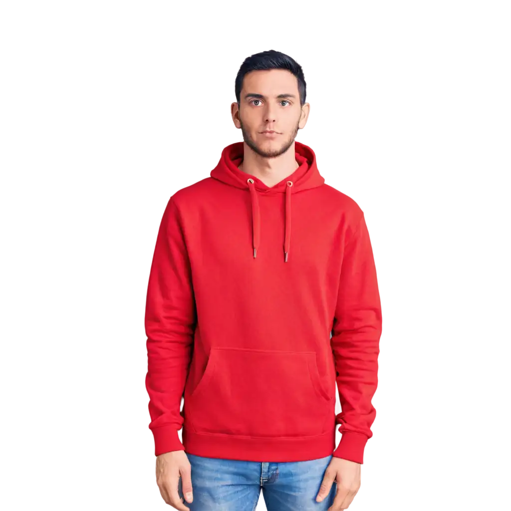 Vibrant-Red-Hoodies-A-PNG-Image-Perfect-for-HighQuality-Digital-Display