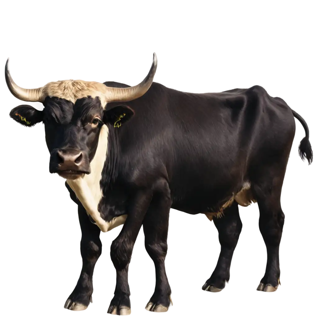 HighQuality-PNG-Image-of-a-Majestic-Bull-Enhancing-Online-Presence-with-Clear-and-Detailed-Visuals