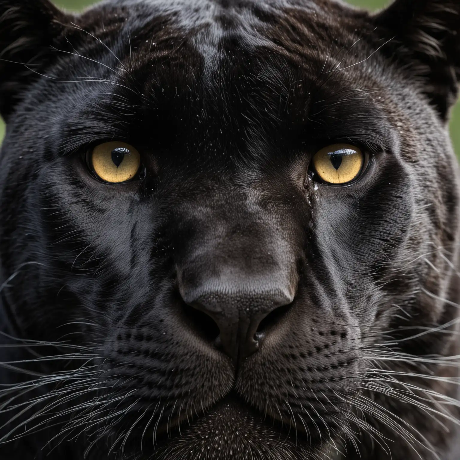 CloseUp Portrait of Majestic Panther