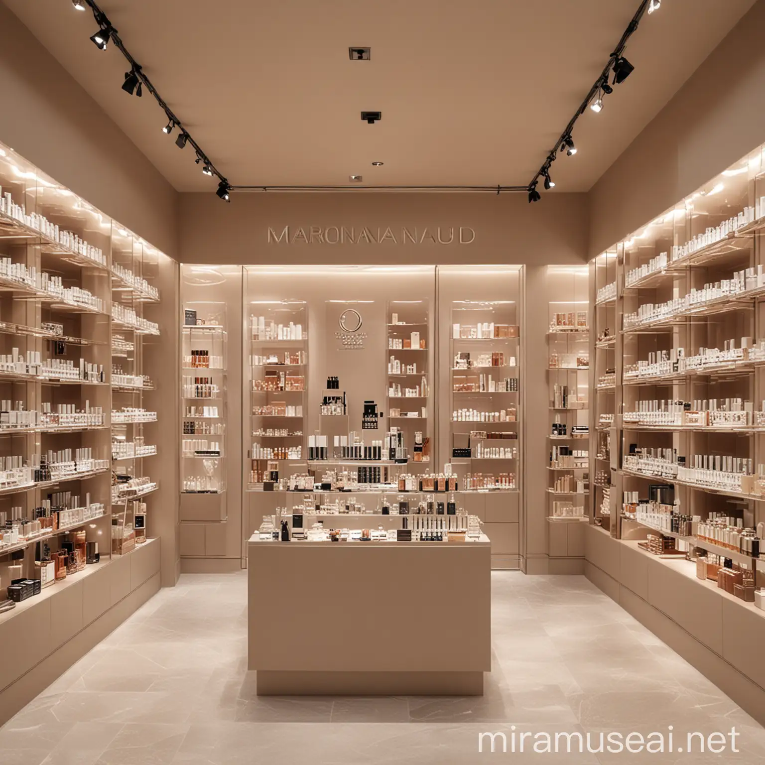 Luxury Perfumery Store Interior Design with Marionnaud Brand Ambiance