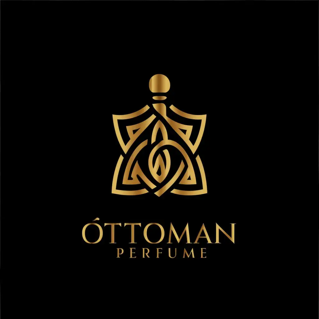 a logo design,with the text "Ottoman perfume", main symbol:Perfumery,complex,be used in Religious industry,clear background