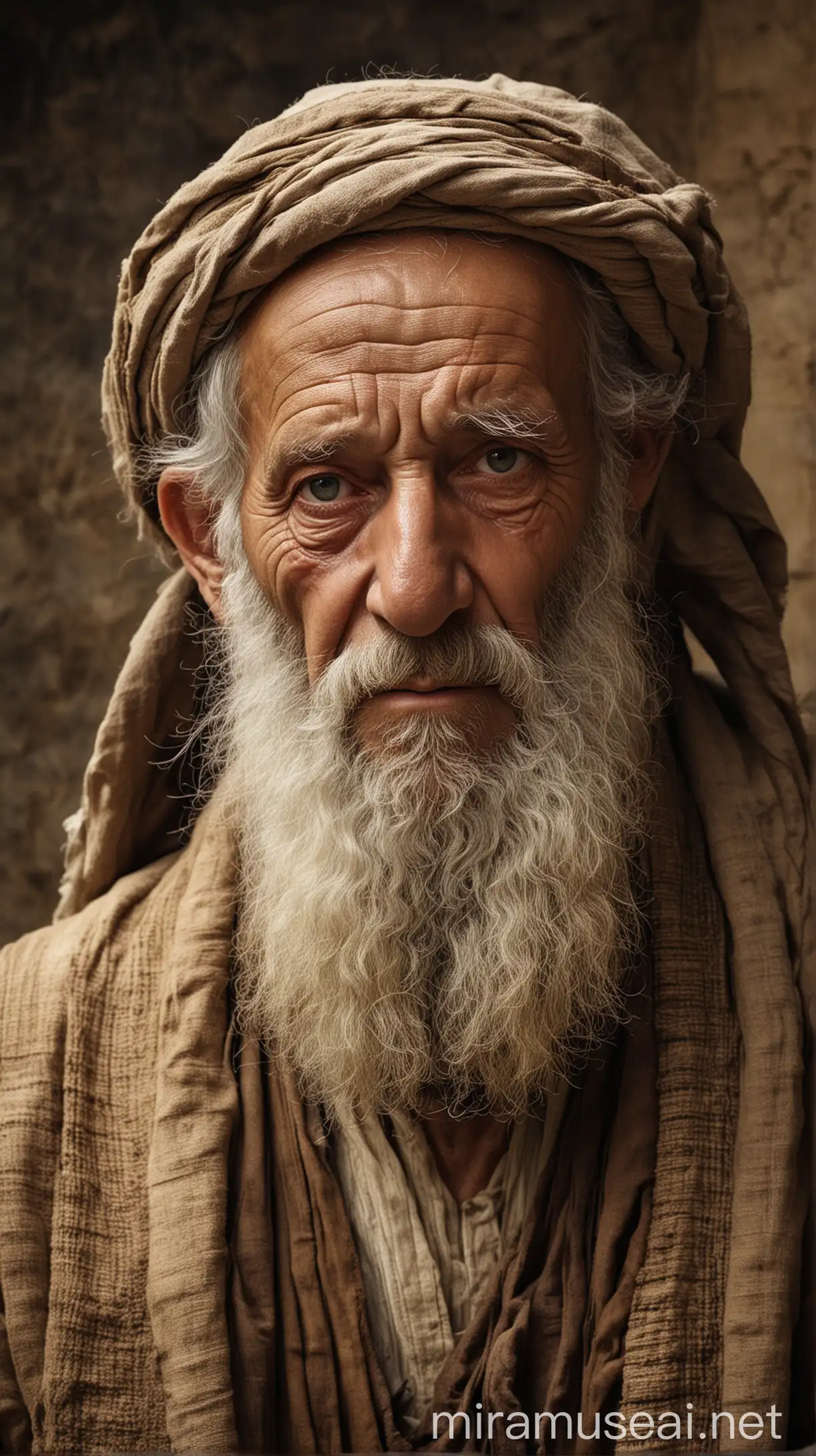 Old Jewish man in ancient world 