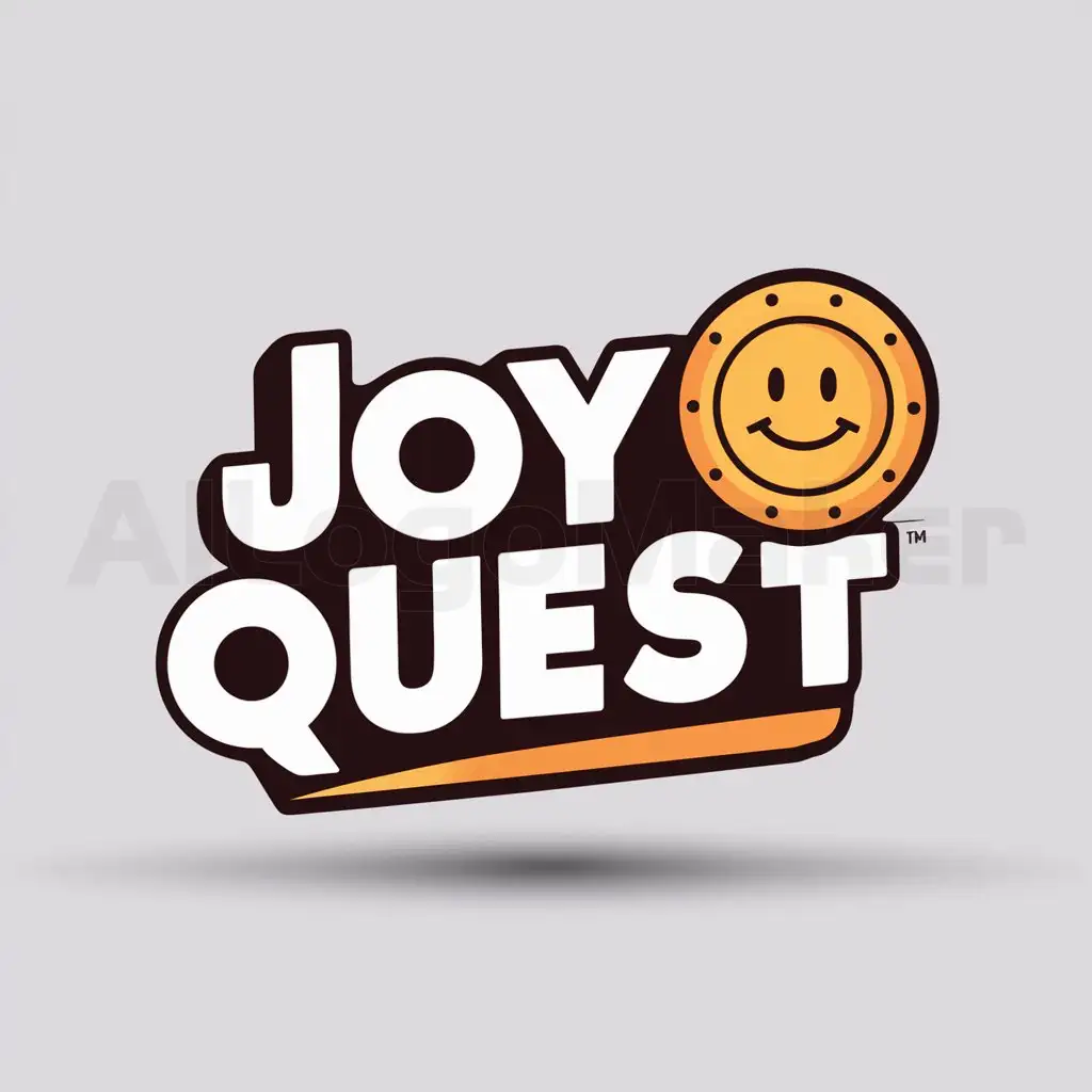 a logo design,with the text "Joy Quest", main symbol:Arcade symbol,Moderate,clear background