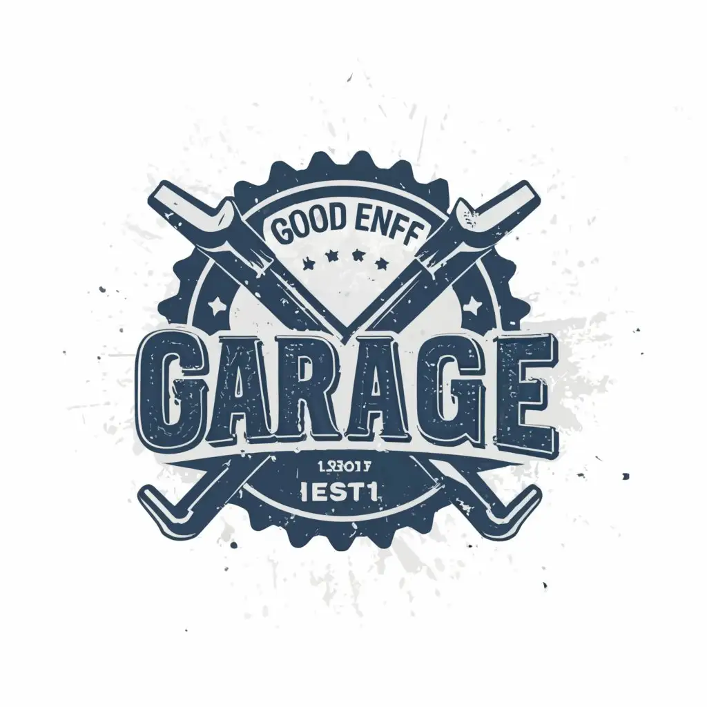 LOGO-Design-For-Good-Enuff-Garage-Professional-Tools-on-a-Clean-Background