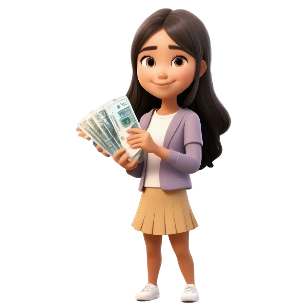 Cute-Cartoon-Asian-Teen-Saving-Plan-Engaging-PNG-Image-for-Financial-Literacy-and-Education