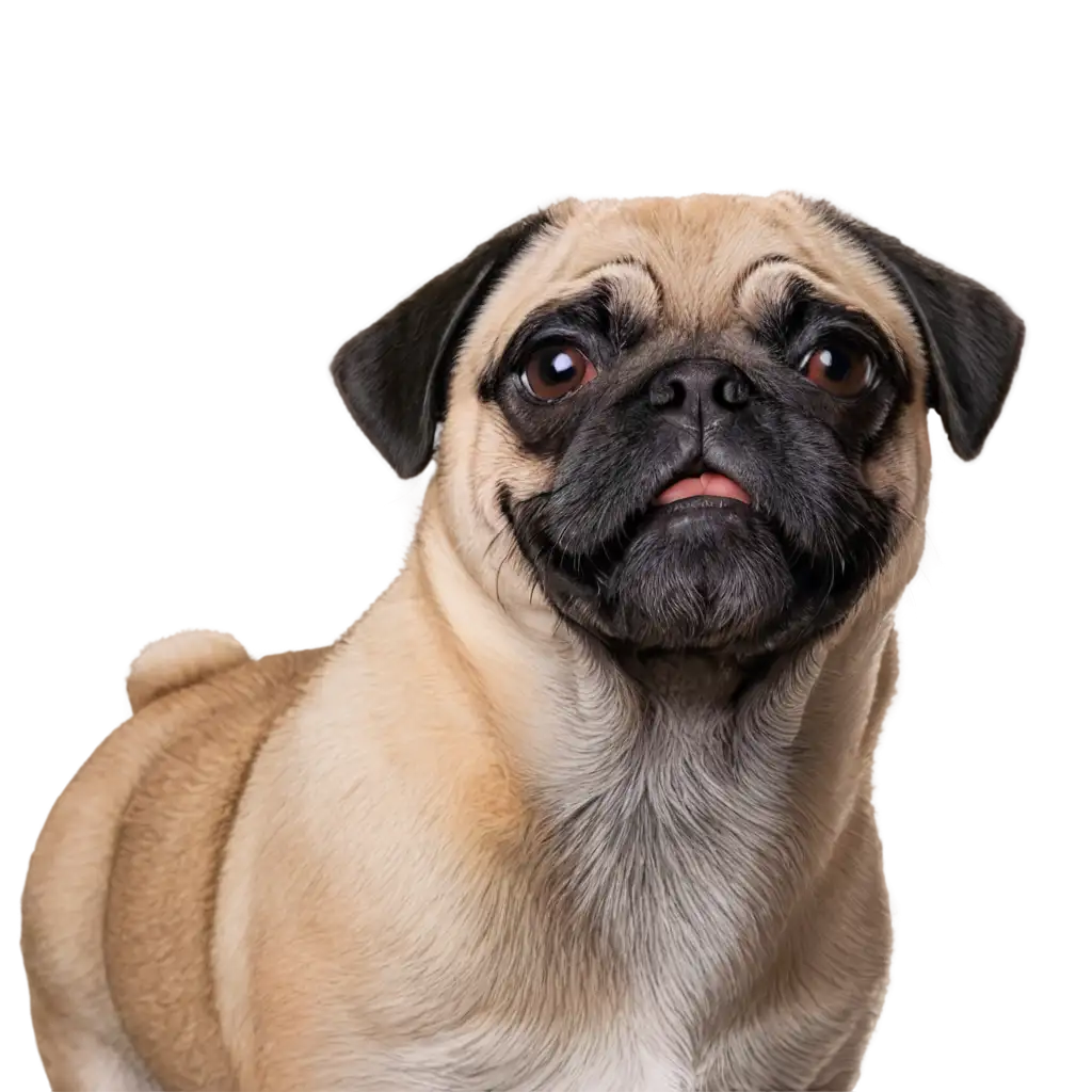 Smiling-Pug-PNG-Delightful-Canine-Portrayal-Captured-in-HighQuality-Format