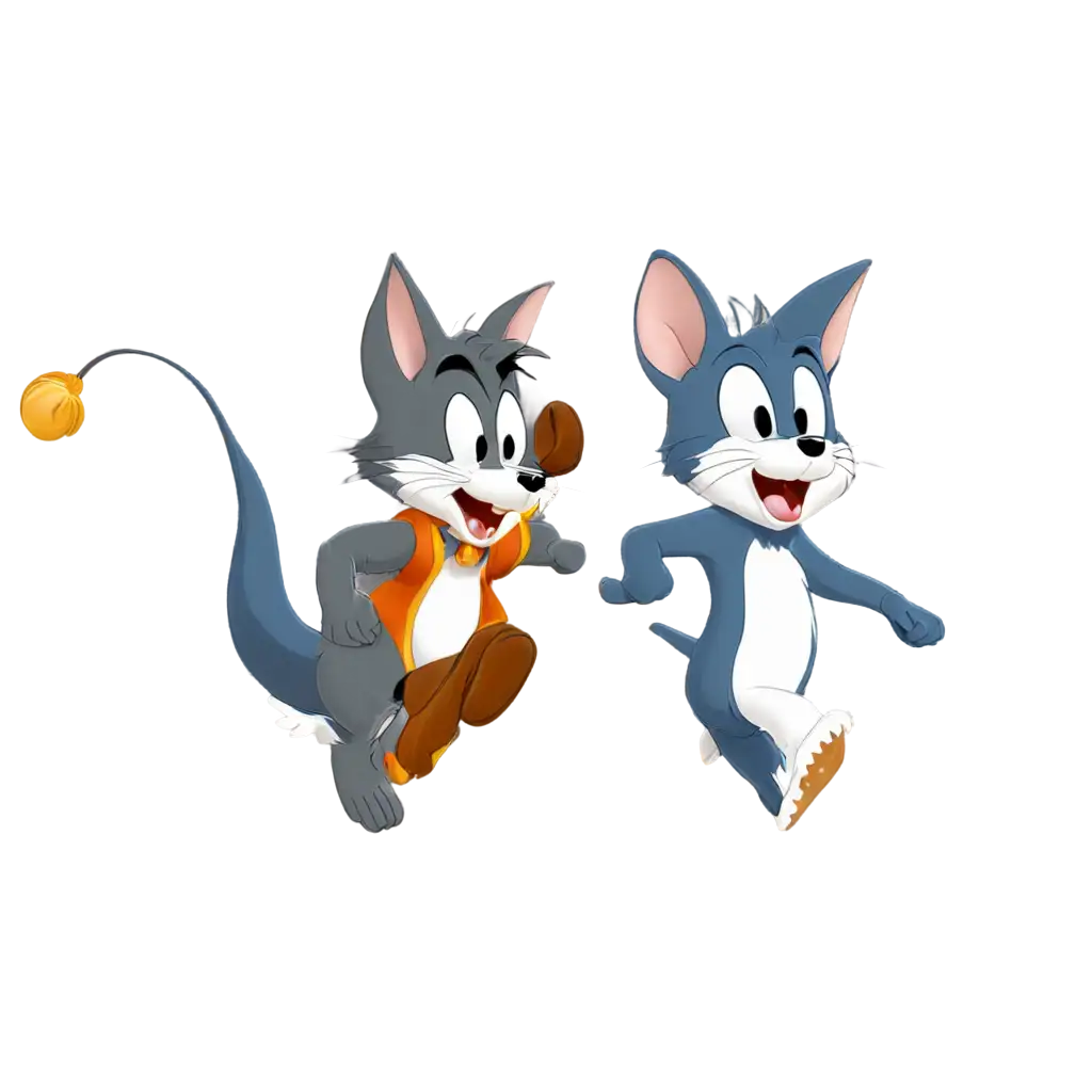 TOM AND JERRY RUNNING
