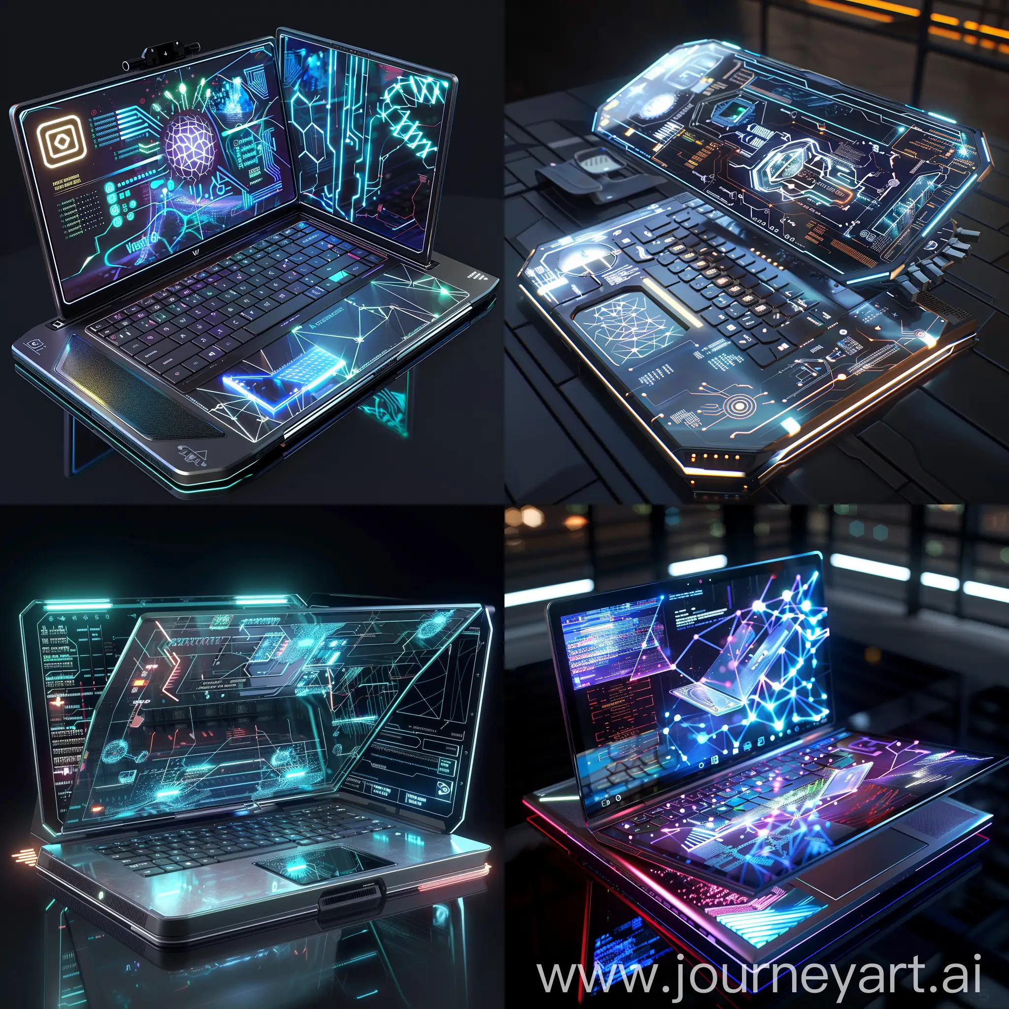 Futuristic-Laptop-with-Quantum-Processors-and-Holographic-Displays