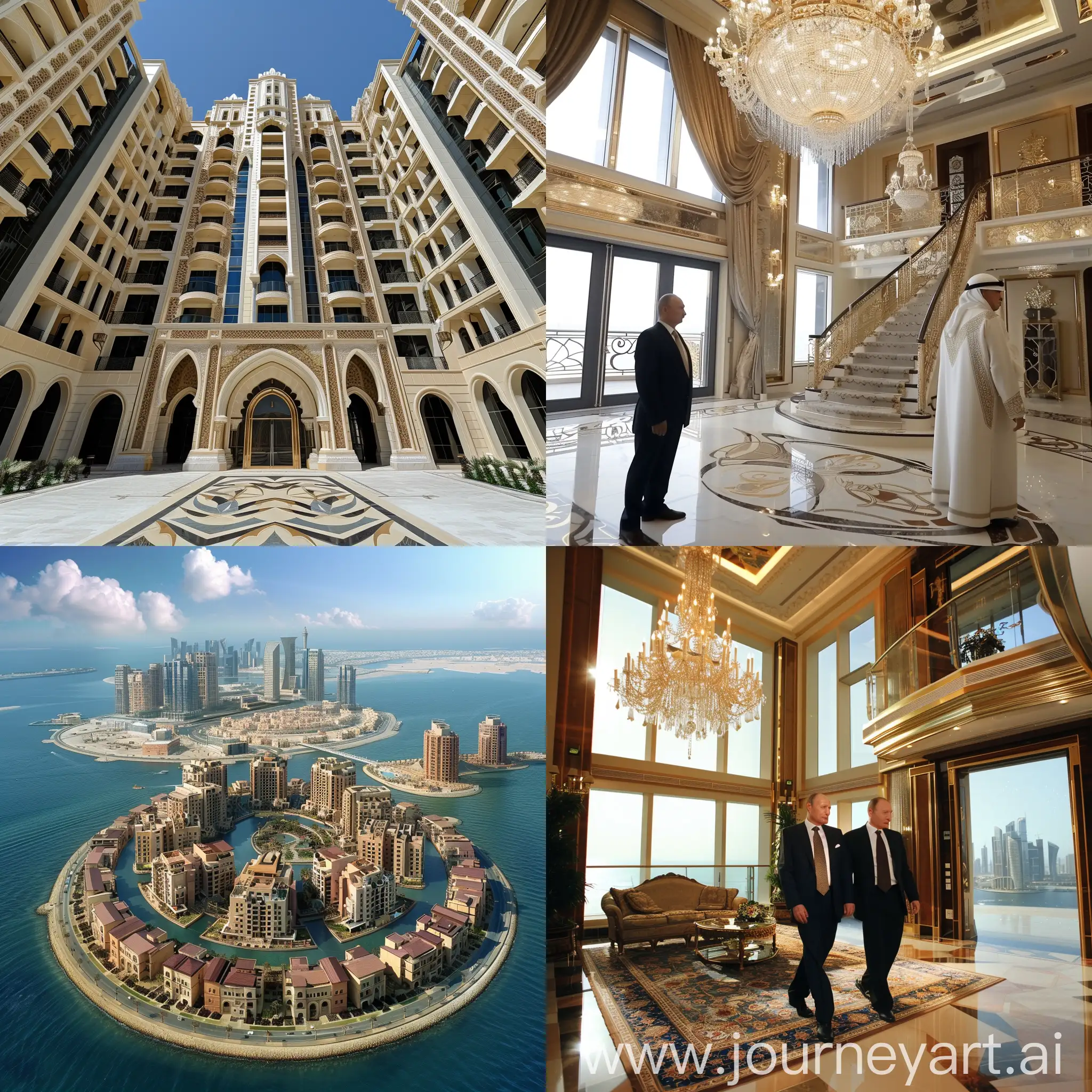 some special apartments in qatar when putin wants to go inside that
