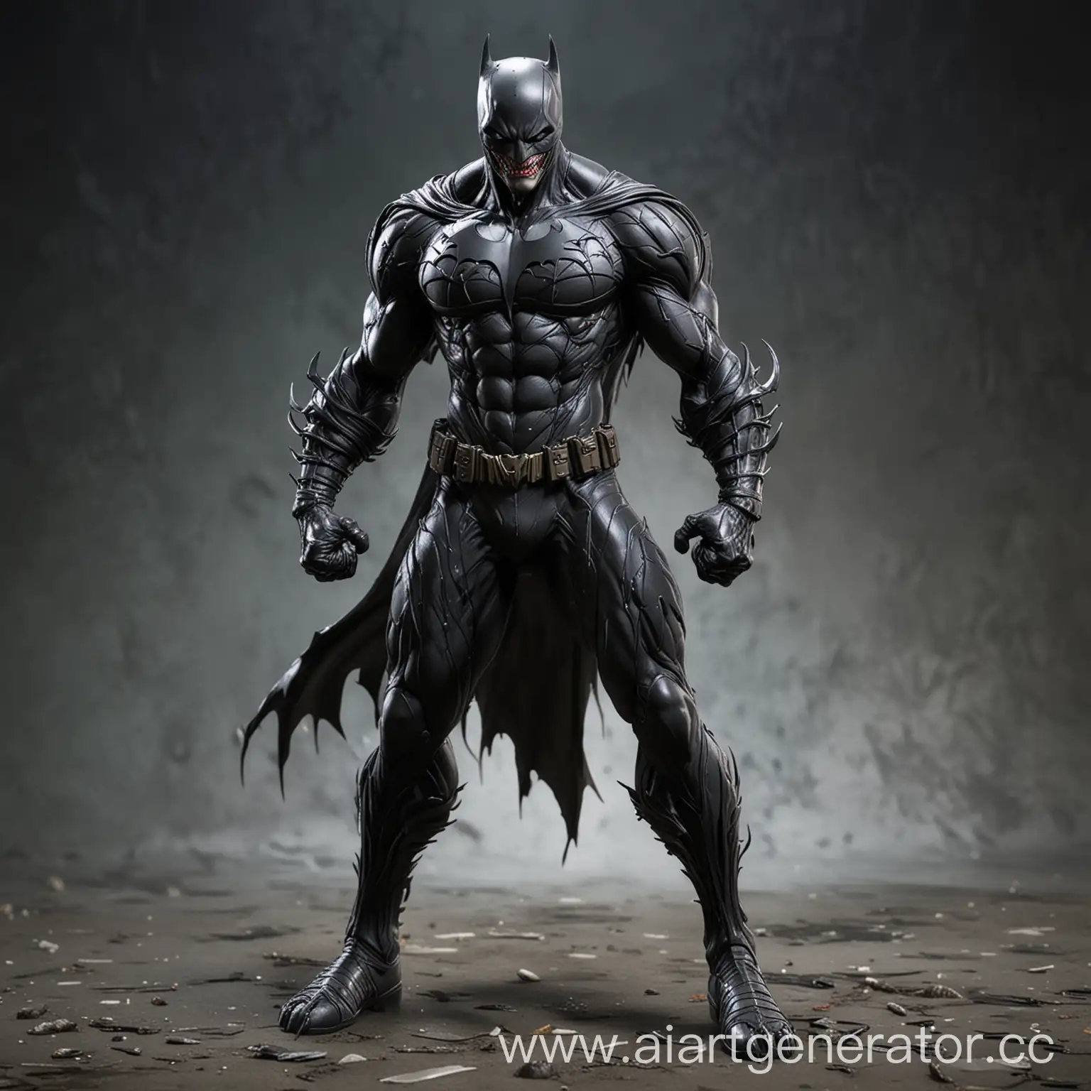 venomized batman full body
