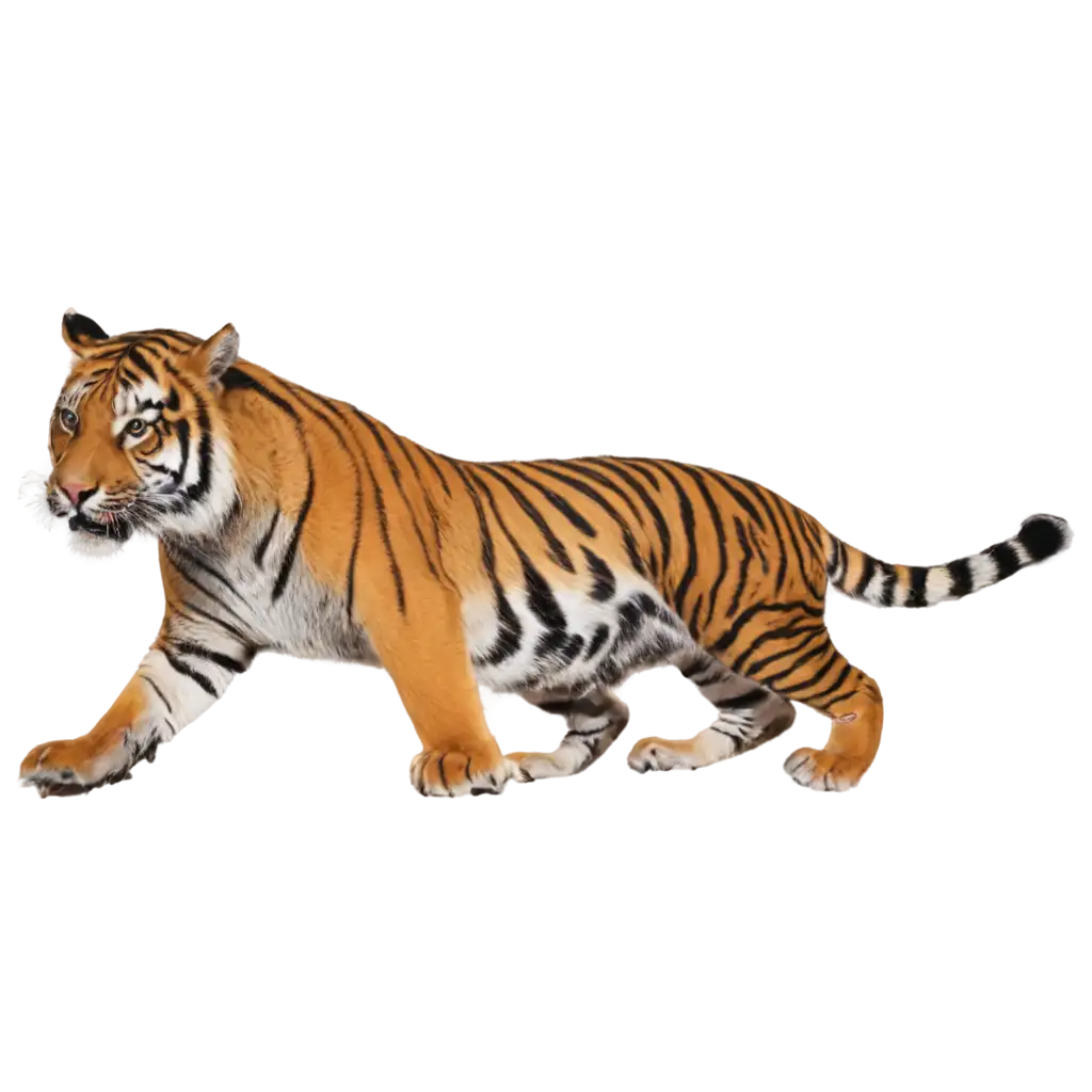 Dynamic-Tiger-PNG-Captivating-Wildlife-Art-for-Versatile-Digital-Use