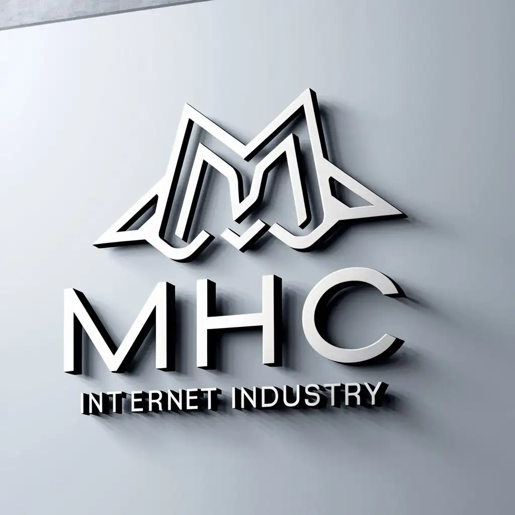 a logo design,with the text "MHC", main symbol:MHC,complex,be used in Internet industry,clear background