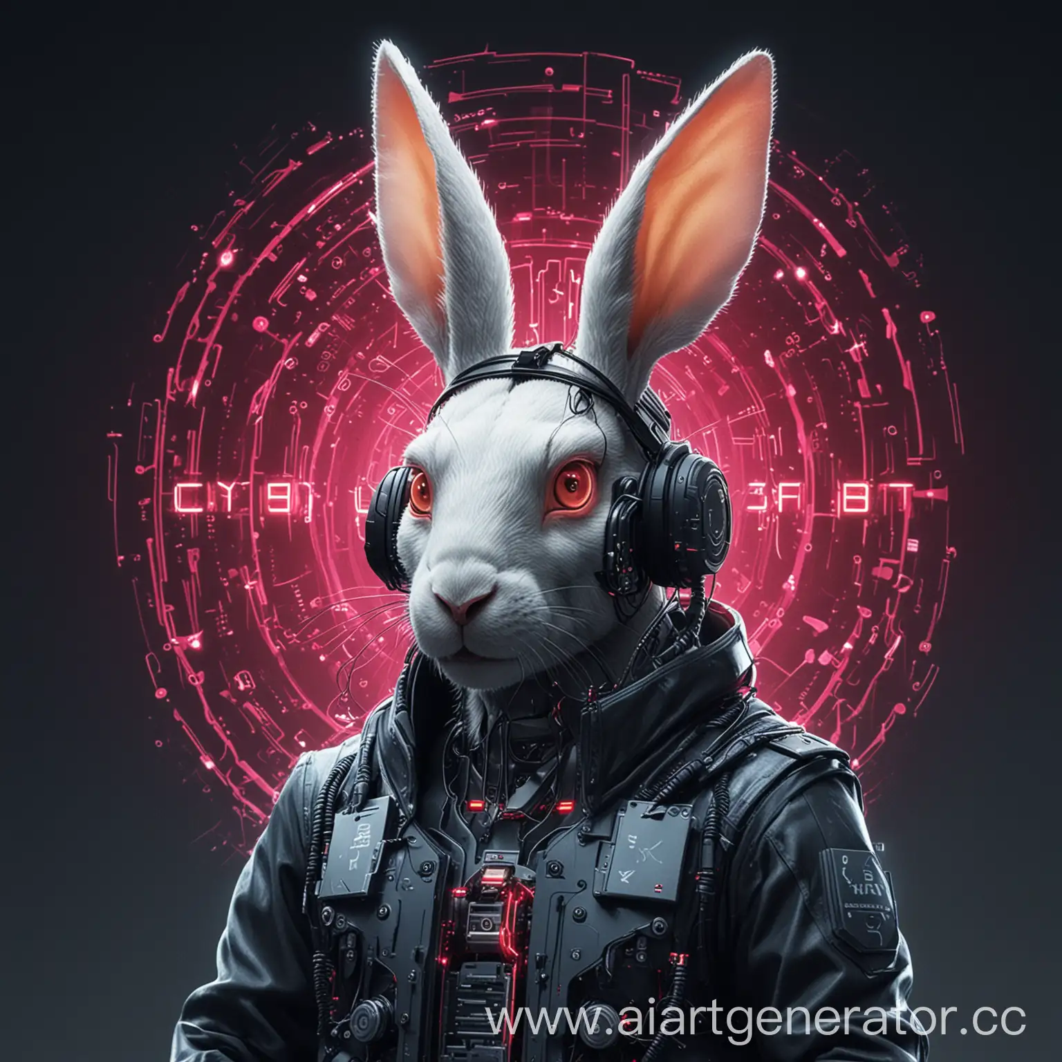 Futuristic-Cyber-Rabbit-with-Glowing-Eyes-in-Techno-Environment