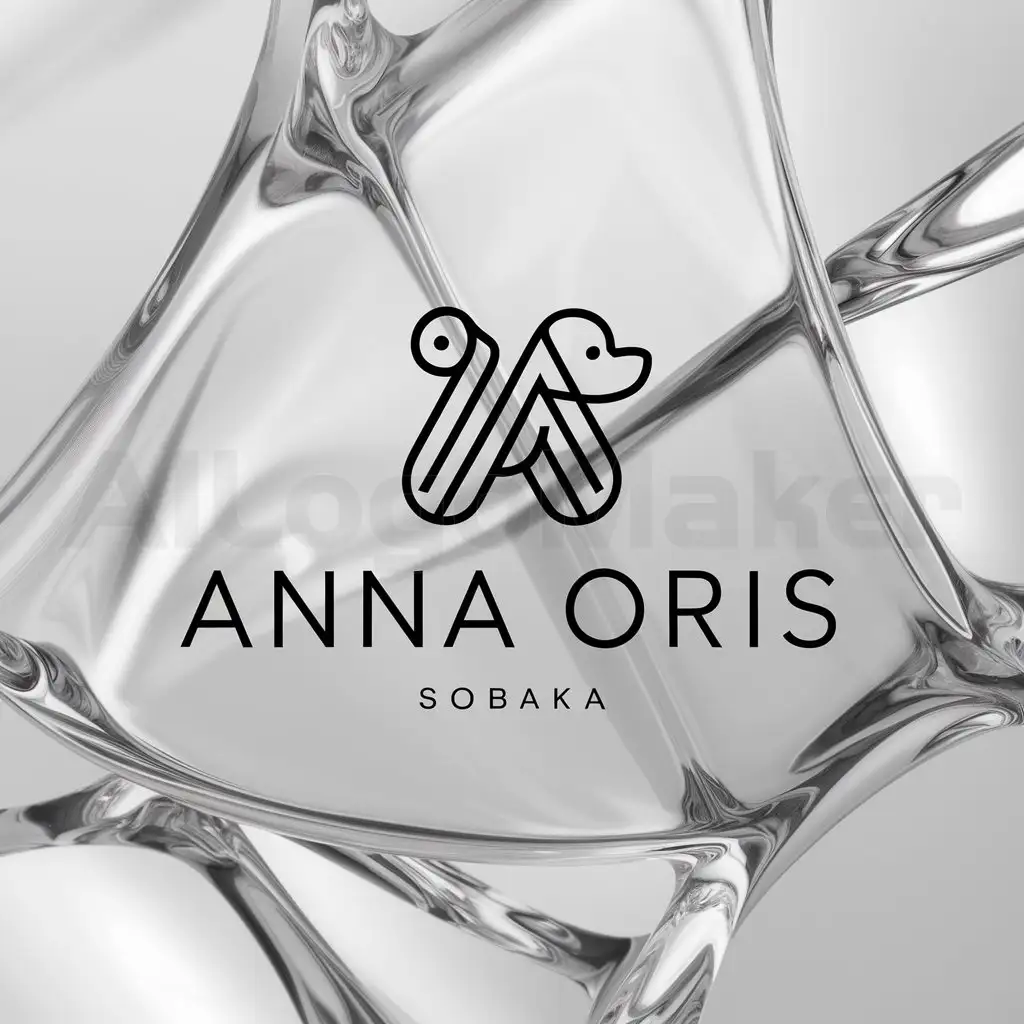 LOGO-Design-For-Anna-Oris-SobakaInspired-Symbol-with-Clean-Background
