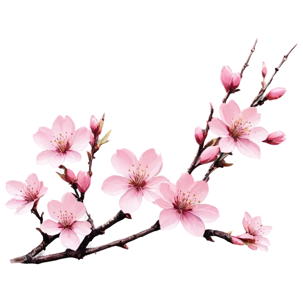 Exquisite-Cherry-Blossom-Flower-PNG-Illustration-Captivating-Beauty-in-HighResolution-Clarity